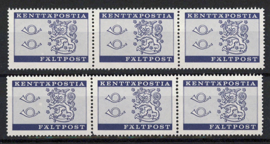 1963 field post, six MNH ** stamps.