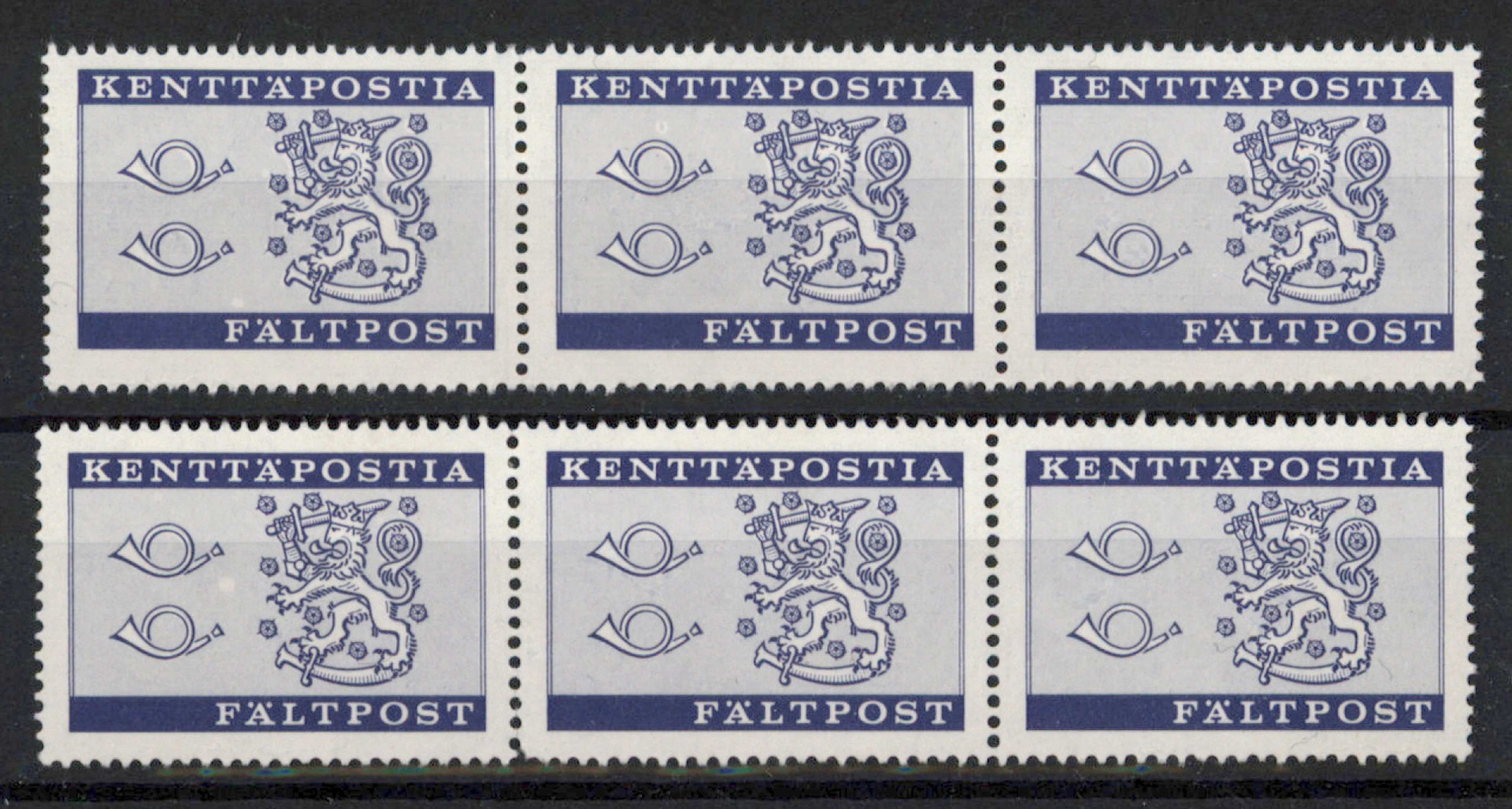 1963 field post, six MNH ** stamps.
