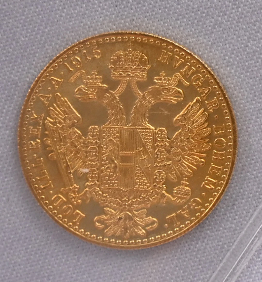 Austria 1915 1 Ducat, Francis Joseph I, gold.