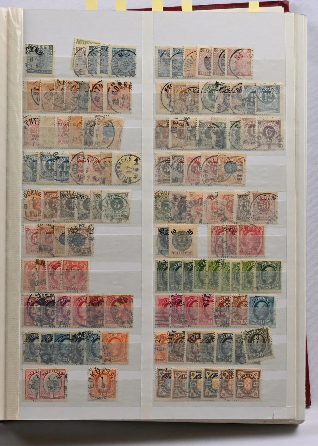 1855 - 1989 collection in a thick stockbook. Mainly used material