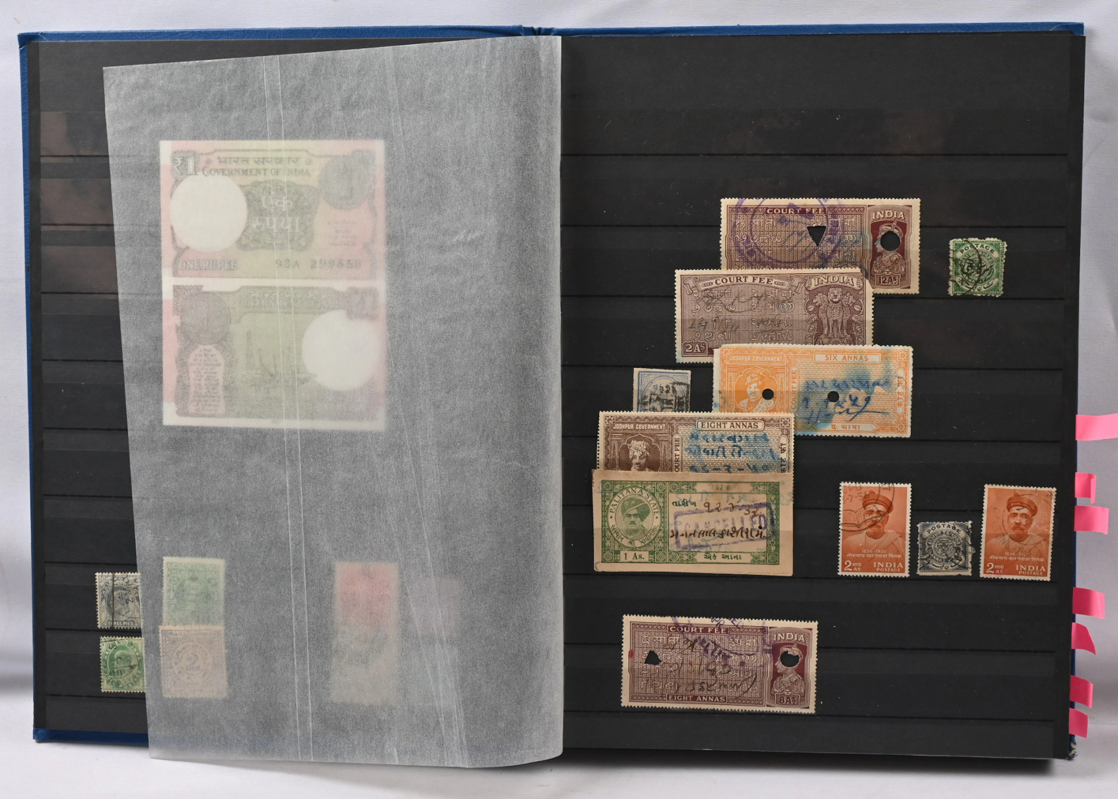 Mainly old material interesting and versatile selection in a stockbook.