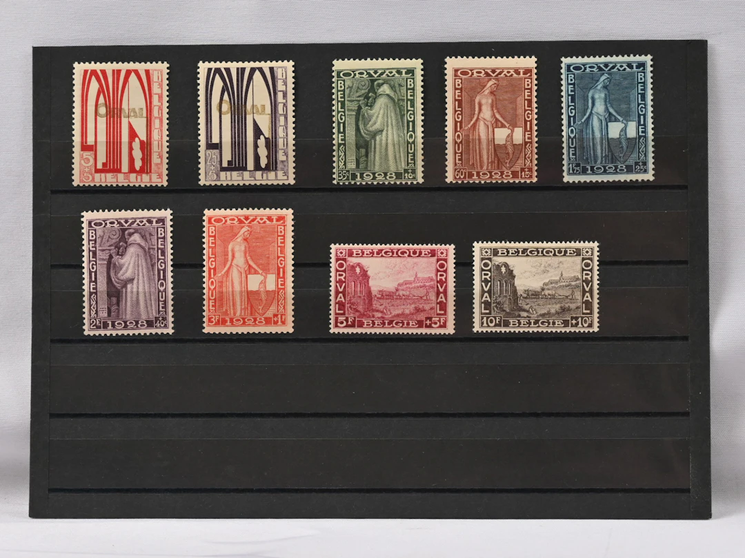 1928 Orval Mi 235-243, very fine mint ** set.