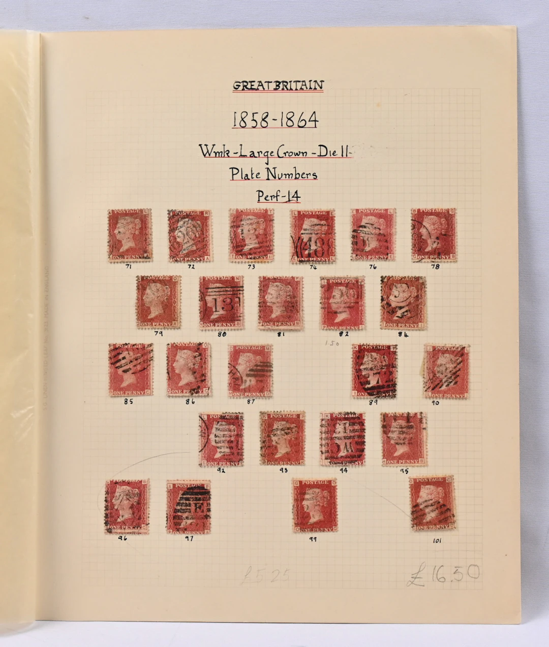 Small collection on pages, old and newer part, eg. approximately 90