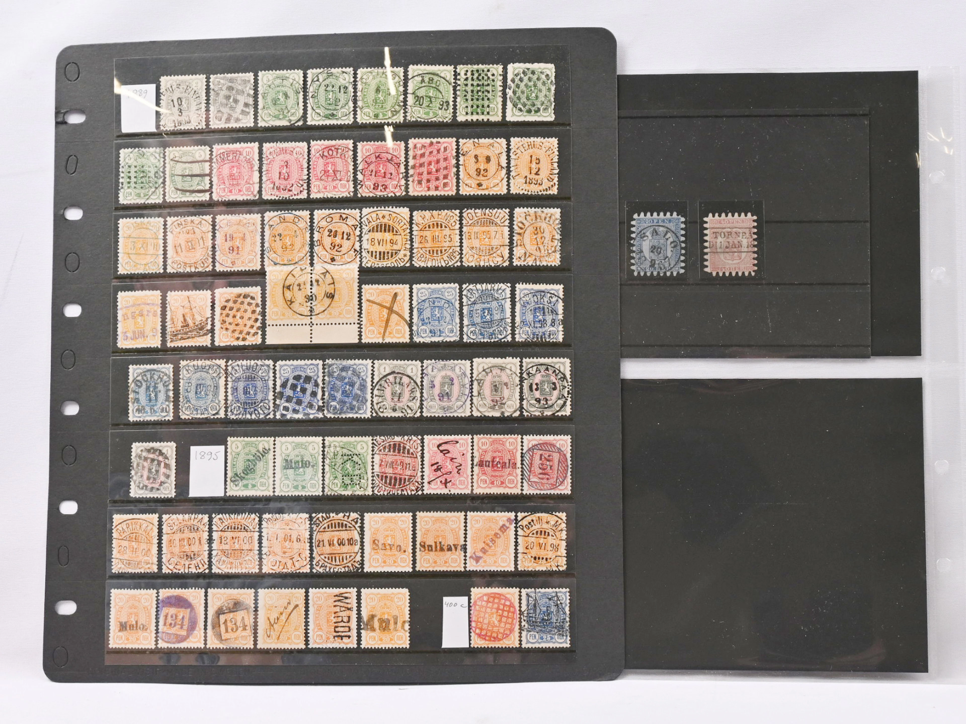 1866 - 1895 fine selection of superb cancellations and magnificent