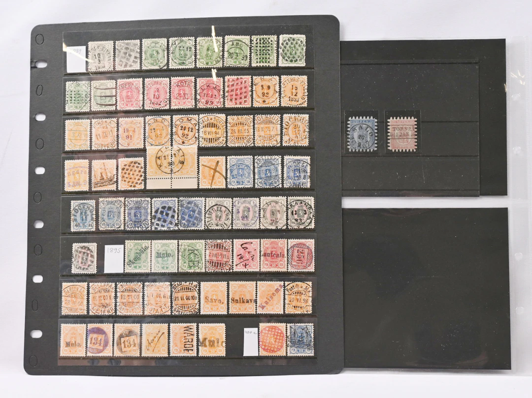 1866 - 1895 fine selection of superb cancellations and magnificent