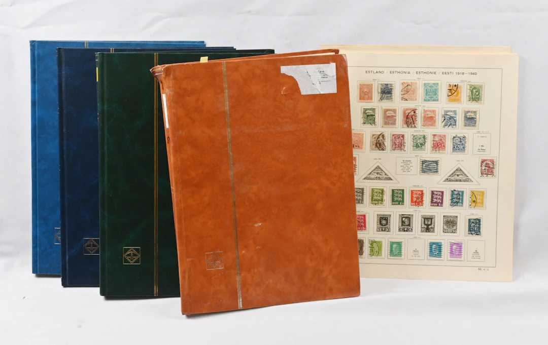 In four stockbooks and on pages mixed material of stamps of European