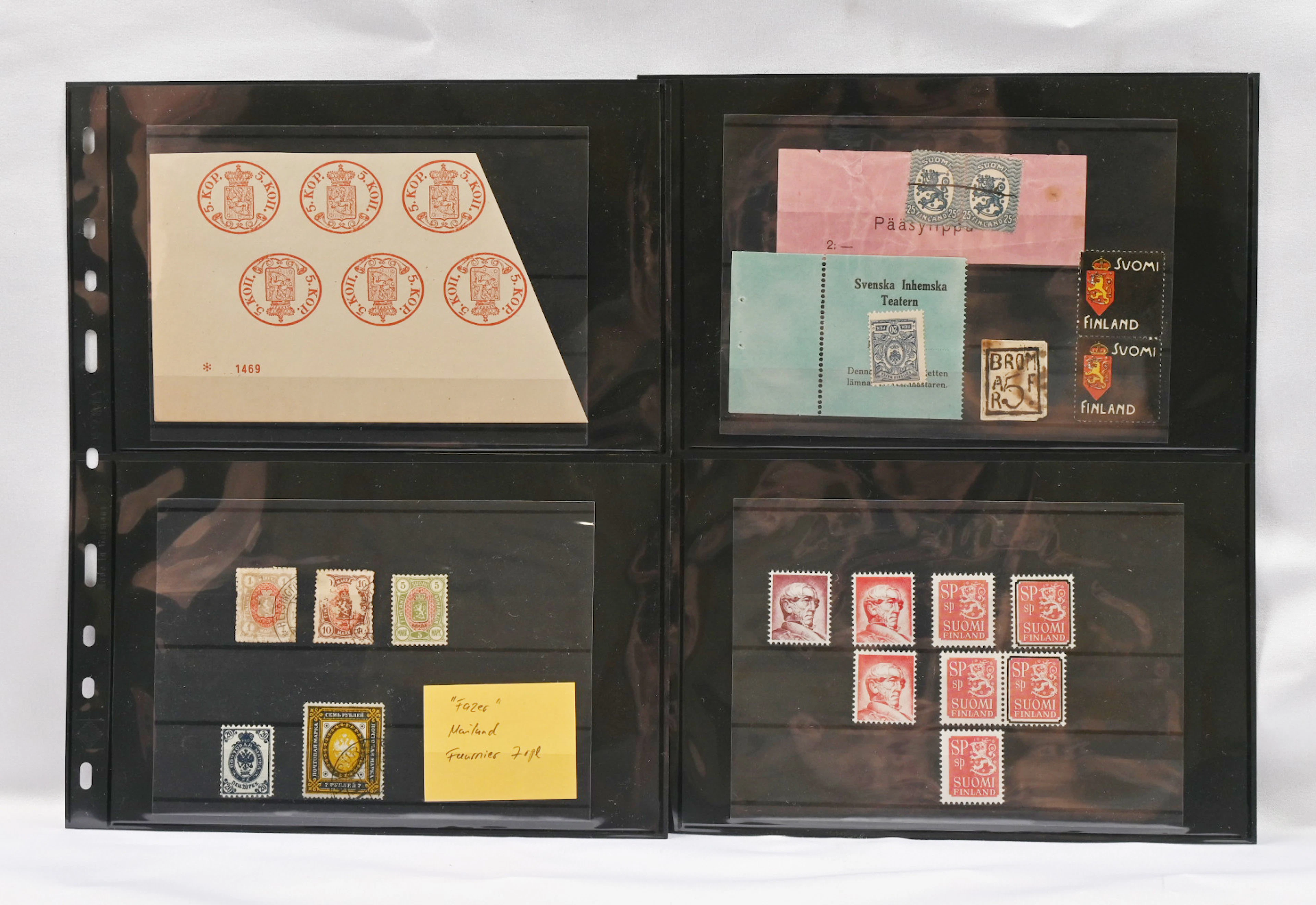 Small selection of forgeries, proofs and varieties. Including eg.
