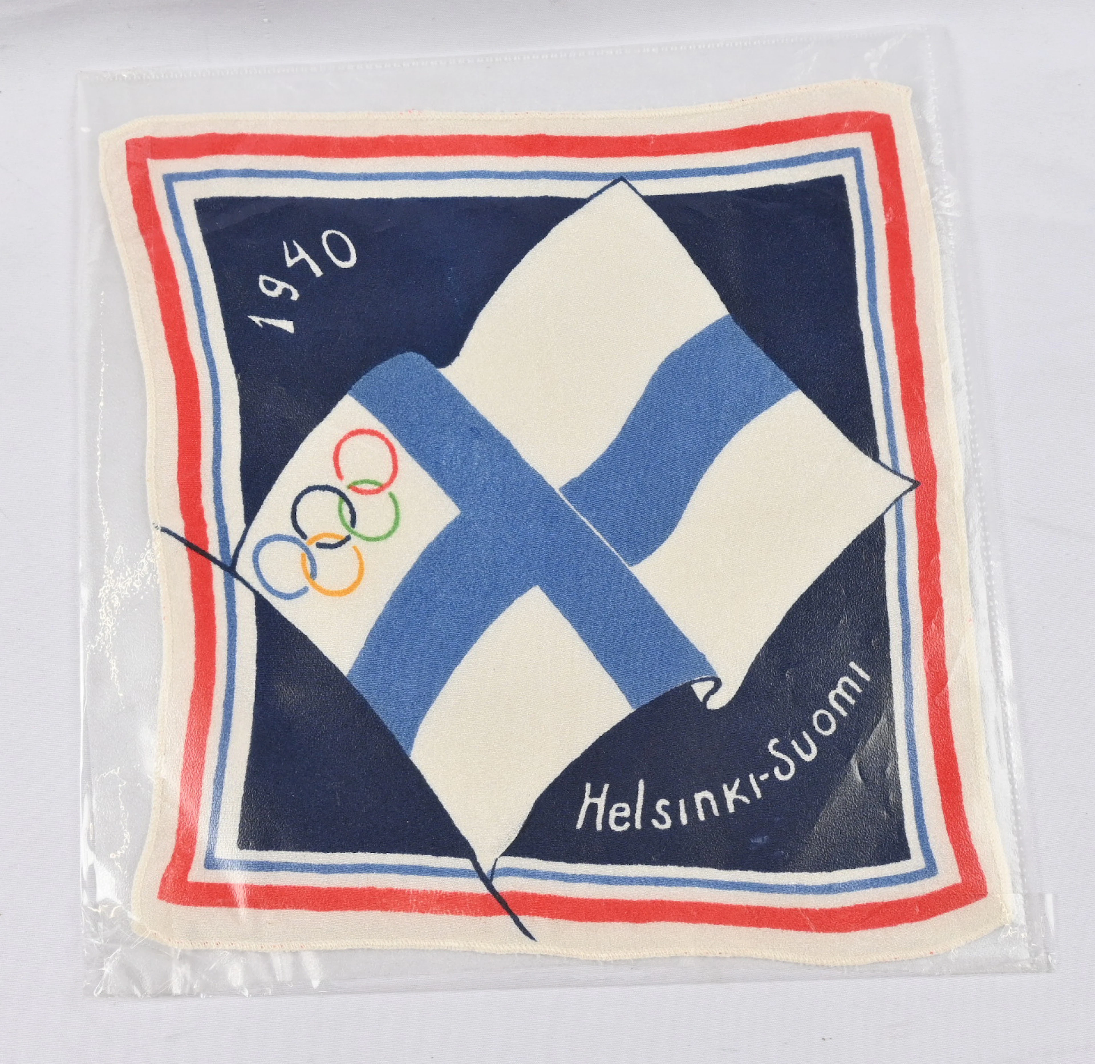 Olympic Games 1940 cloth, Helsinki-Finland 1940.