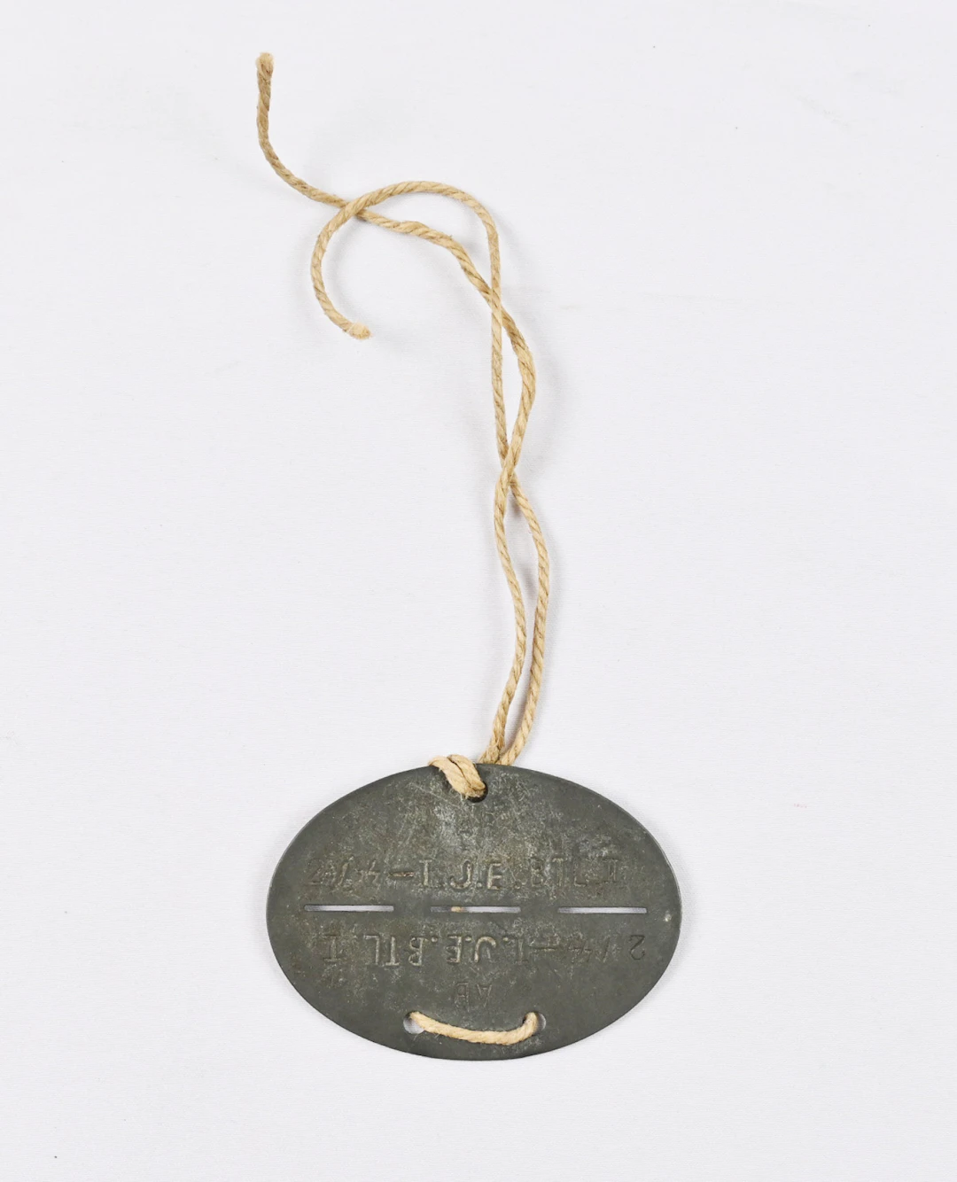 Military identification tag of a Finnish SS volunteer. Rare!