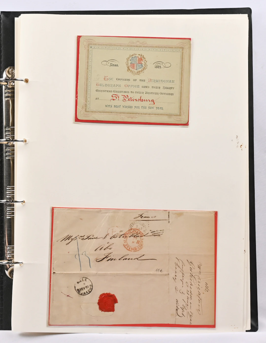 1800s letters interesting selection in an album, also stampless covers.