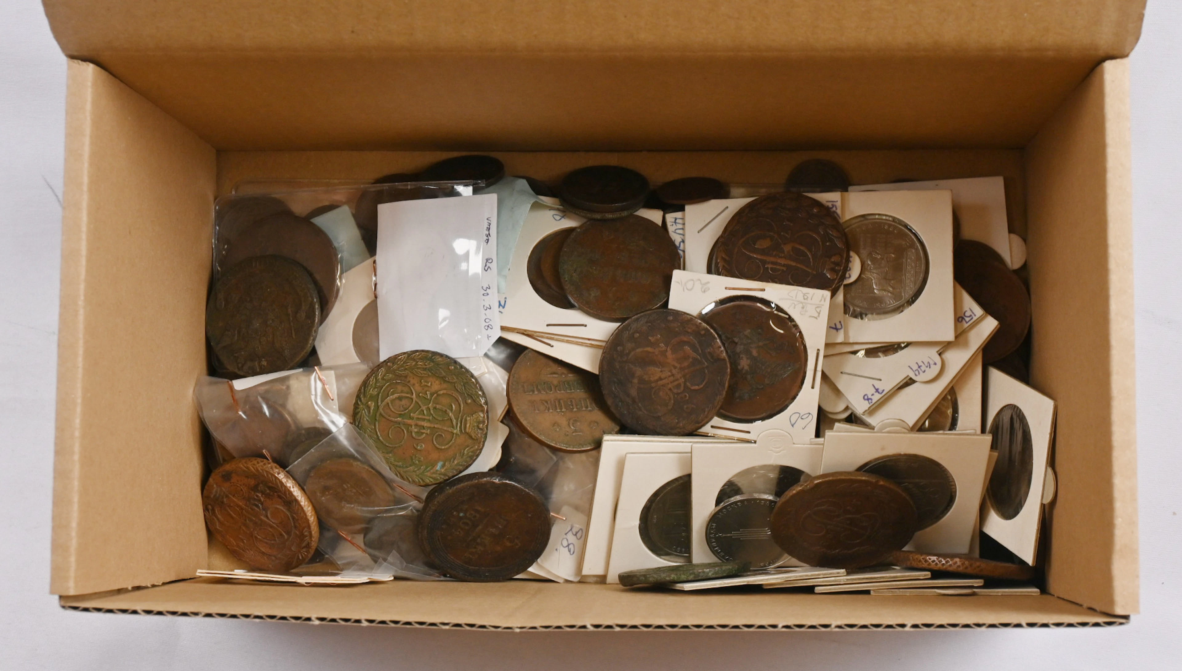 Interesting selection of coins from the 1700s onwards, approximately