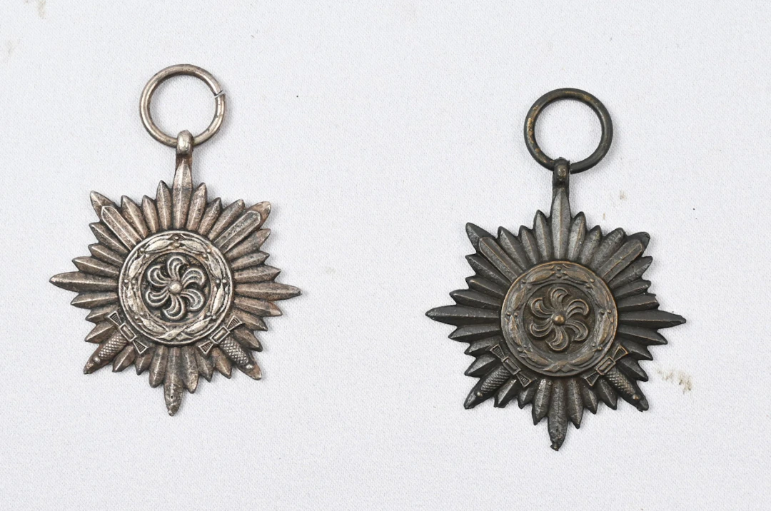 German bravery badge of ”Eastern Peoples” silver and bronze 1942 -