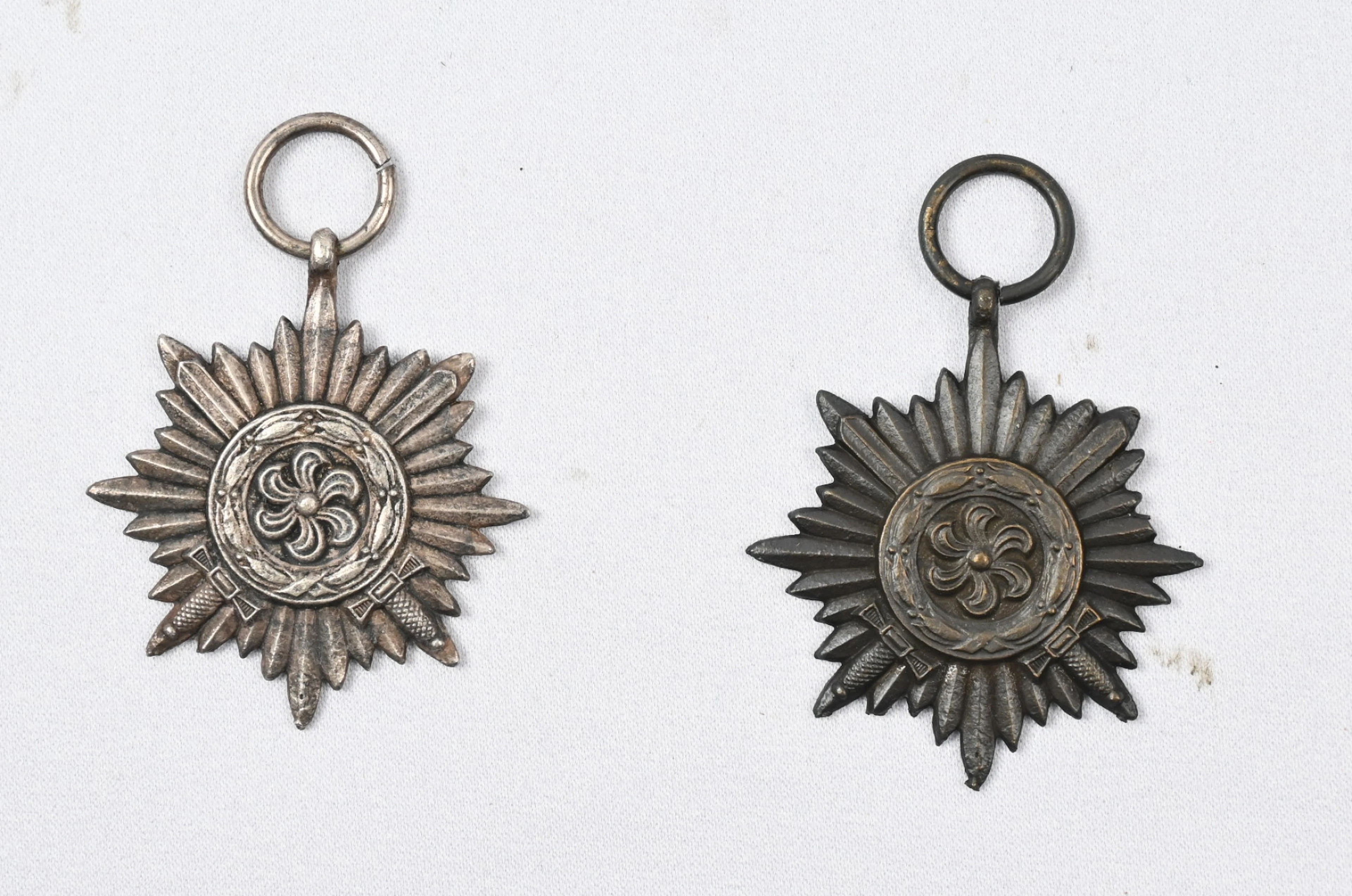 German bravery badge of ”Eastern Peoples” silver and bronze 1942 -