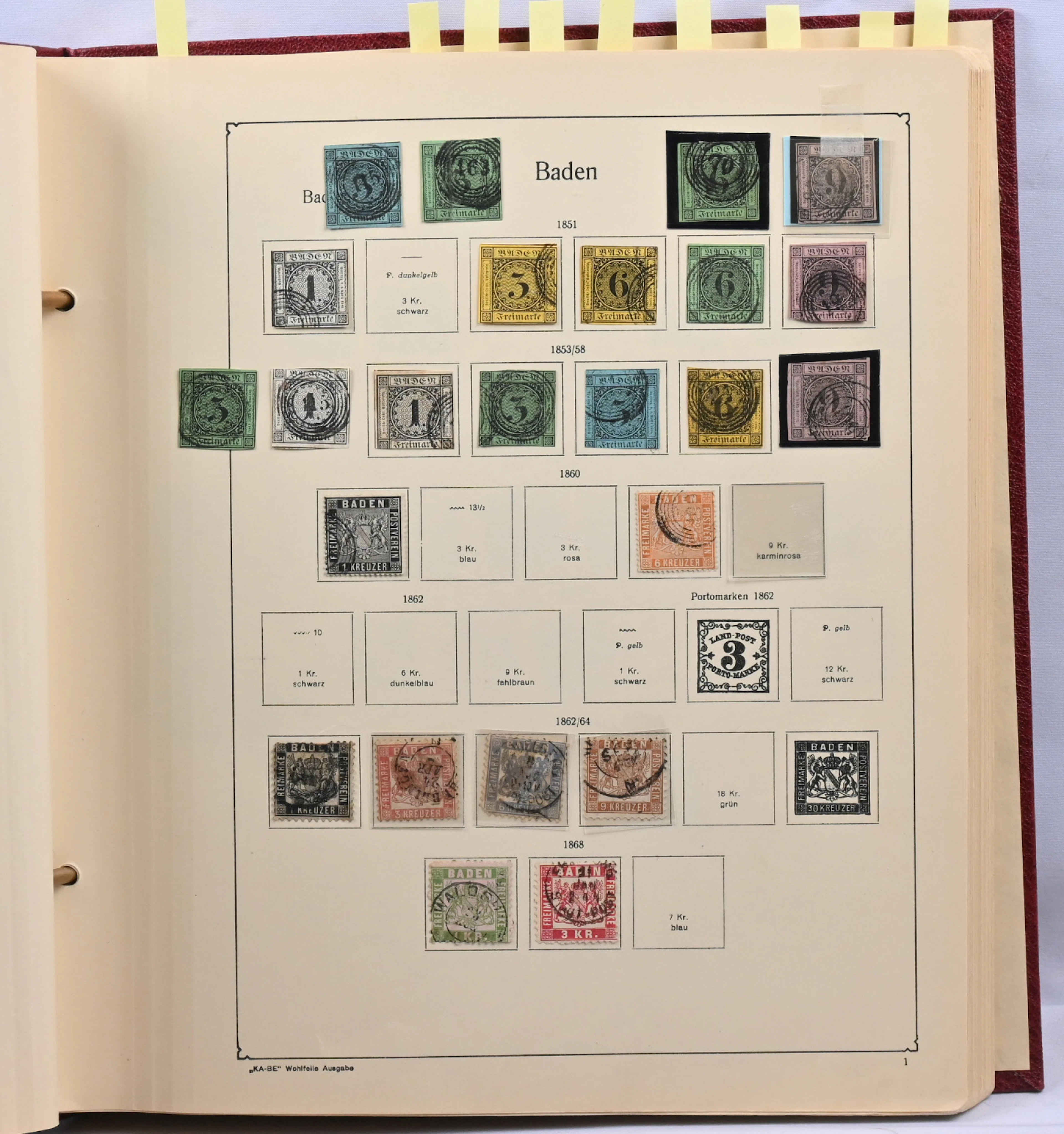 Collection of old states in an album, included also a little bit of