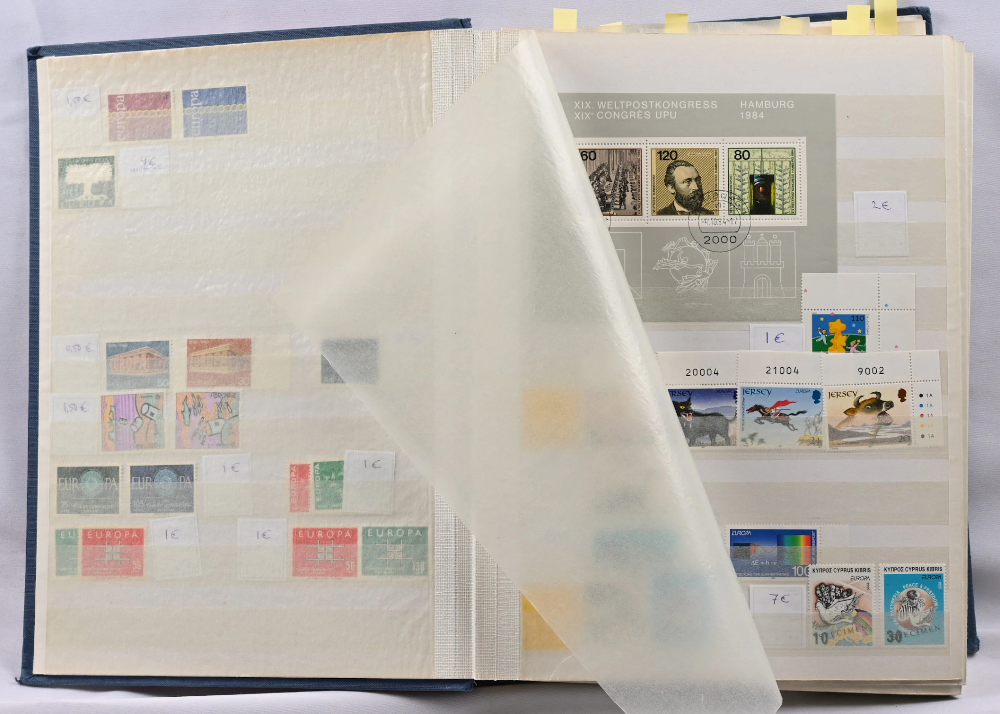 Various thematics, dealers old sales album with many various thematics:
