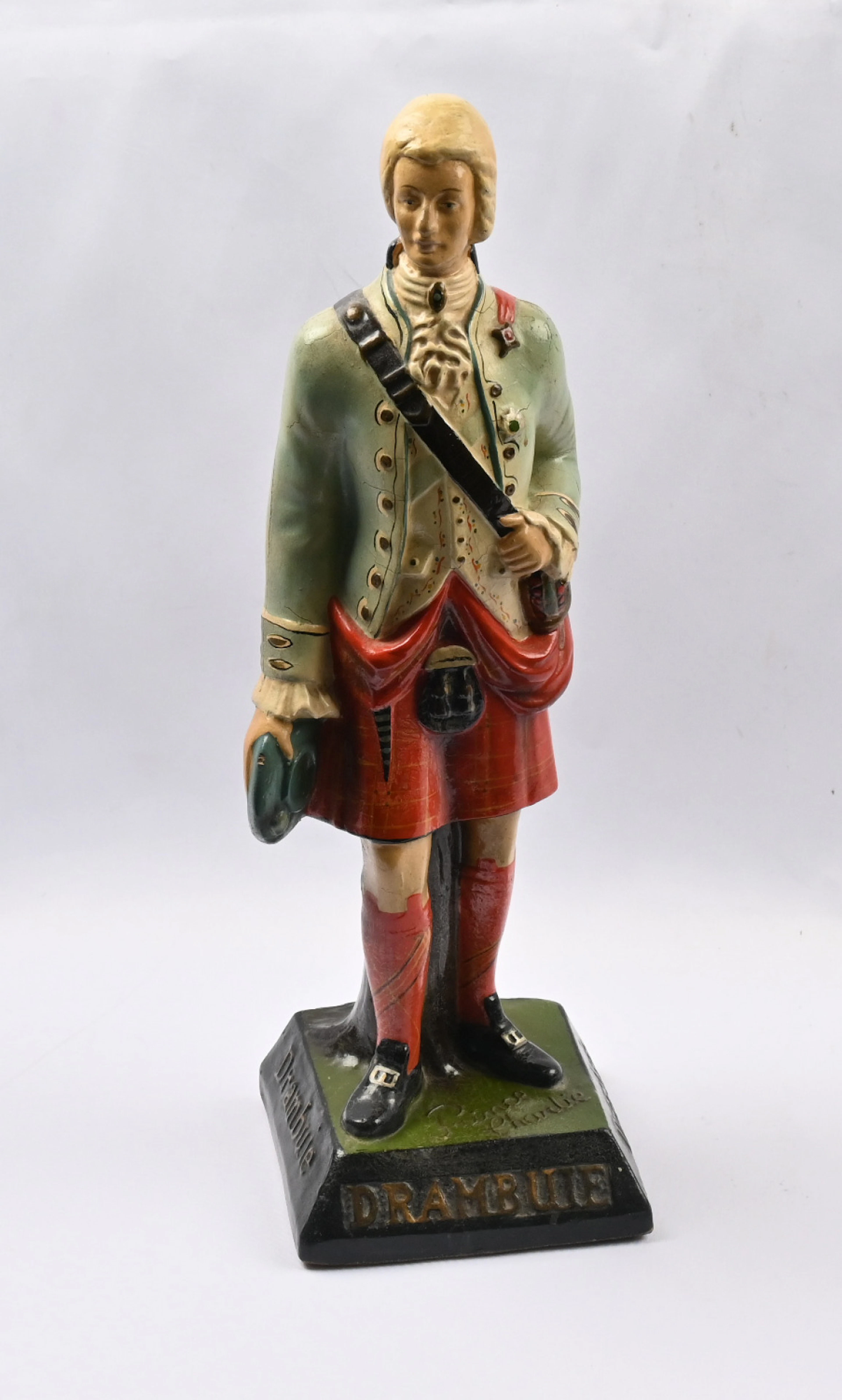 Drambuie Scotch Liqueur advertising figurine, Prince Charles Edward