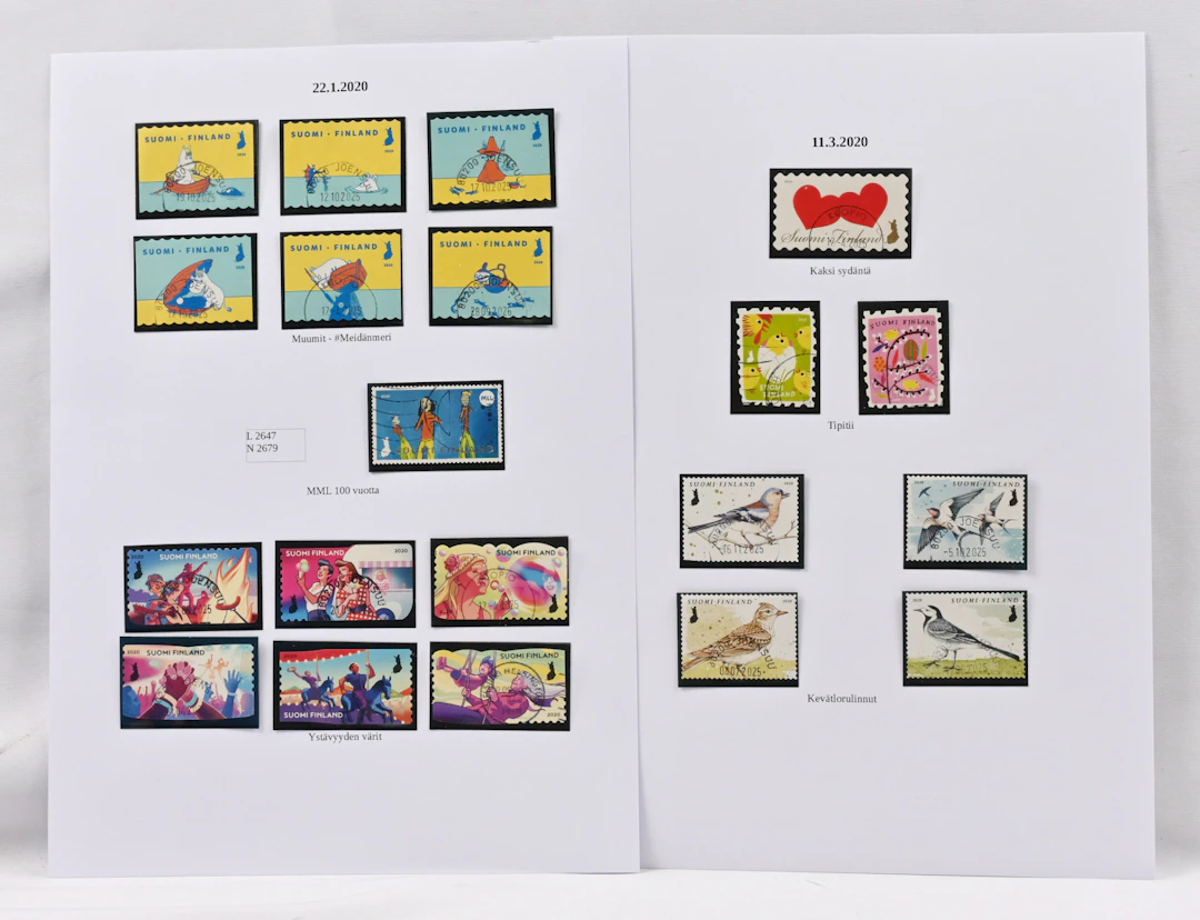 2020 - 2026 on pages collection of stamps with fine cancellations