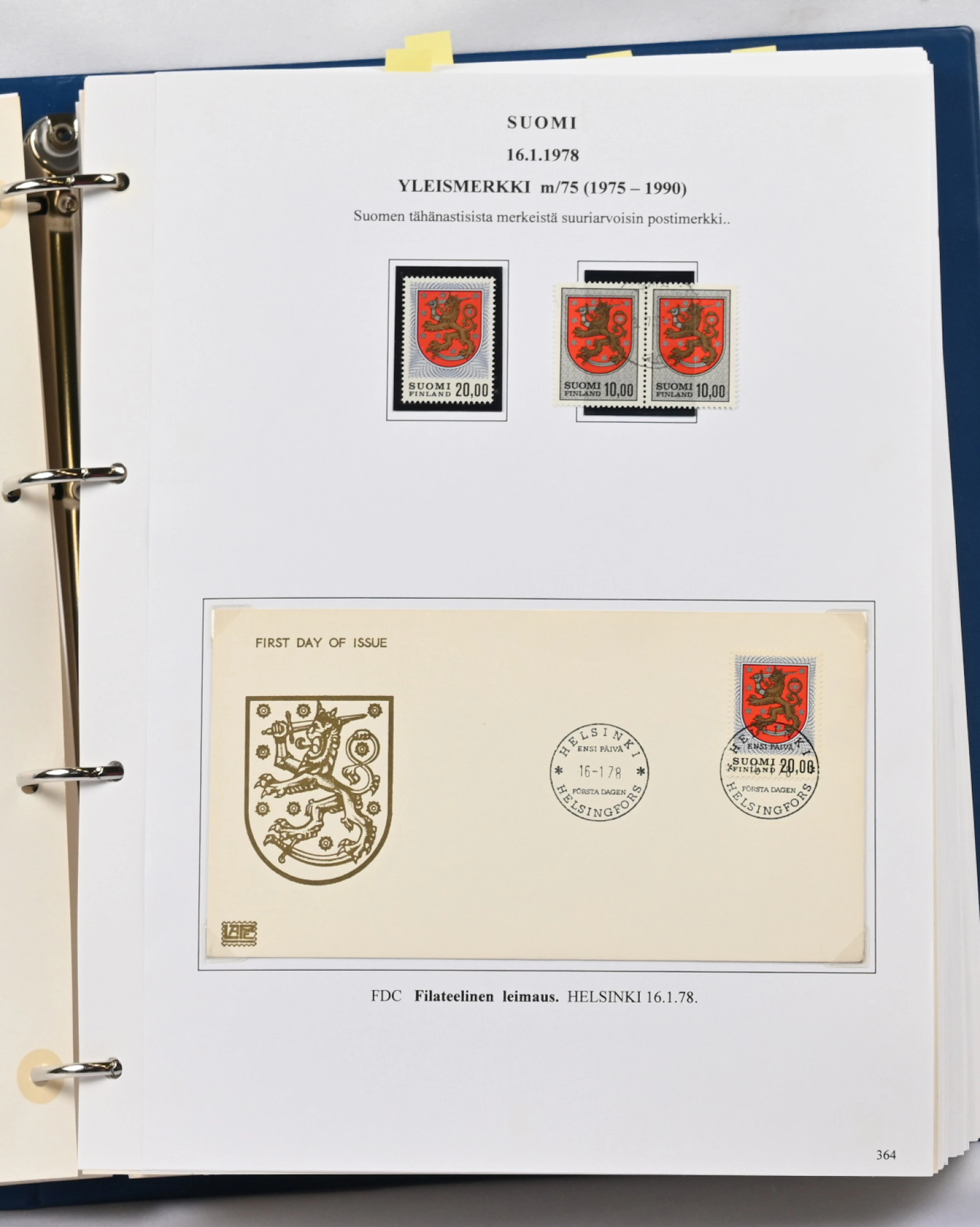 1978 - 1990 in eight binders commemorative stamps, definitive stamps