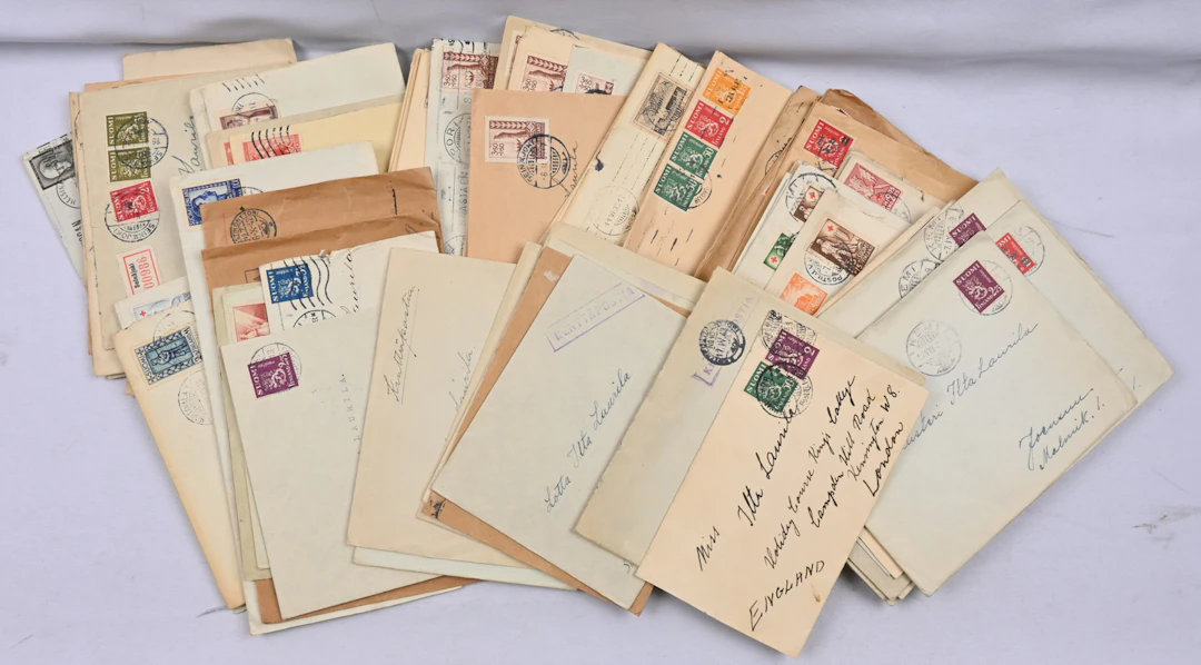 1935 - 1958 small selection of approximately 90 postal items from