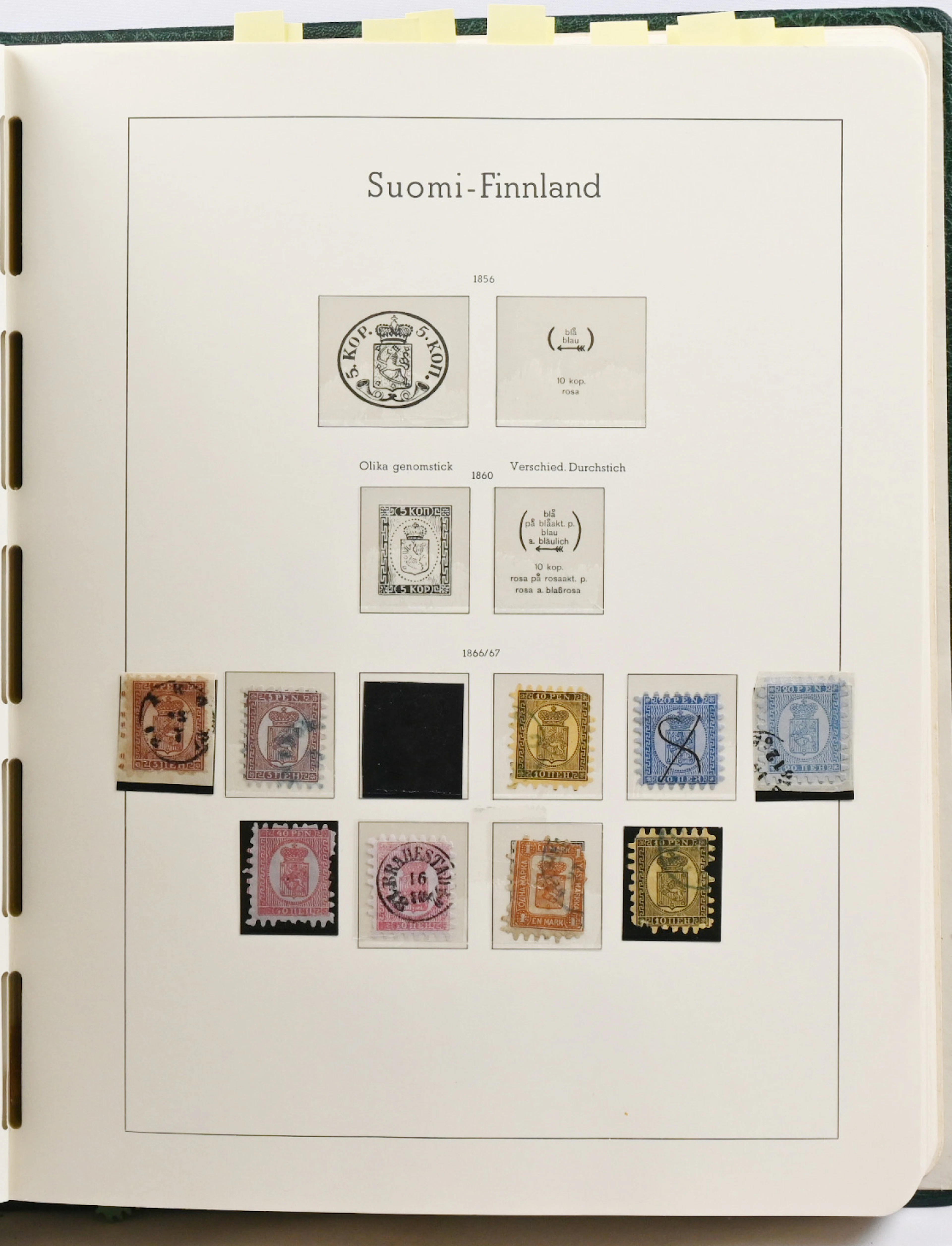 1866 - 1982 fine collection in album with mounts, eg. issue 1891 stamps
