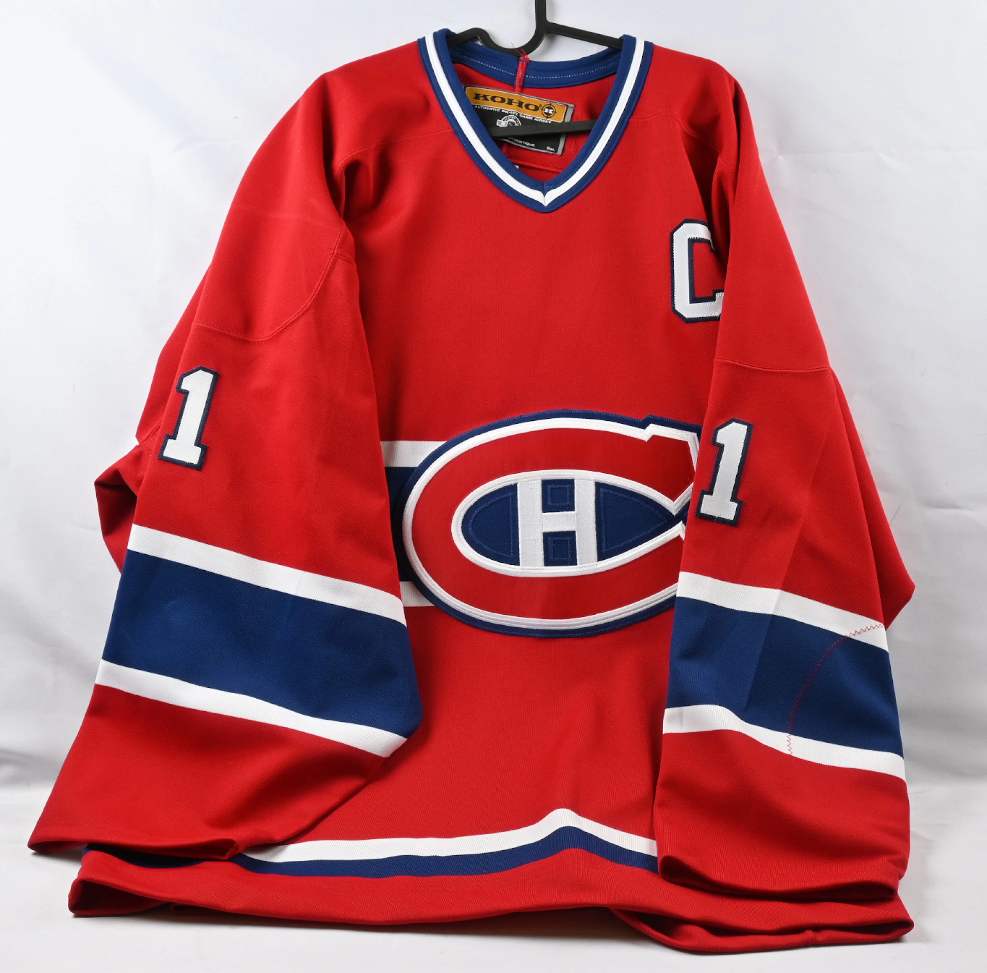Saku Koivu Montreal Canadiens jersey, unused, Koho (Authentic On-Ice