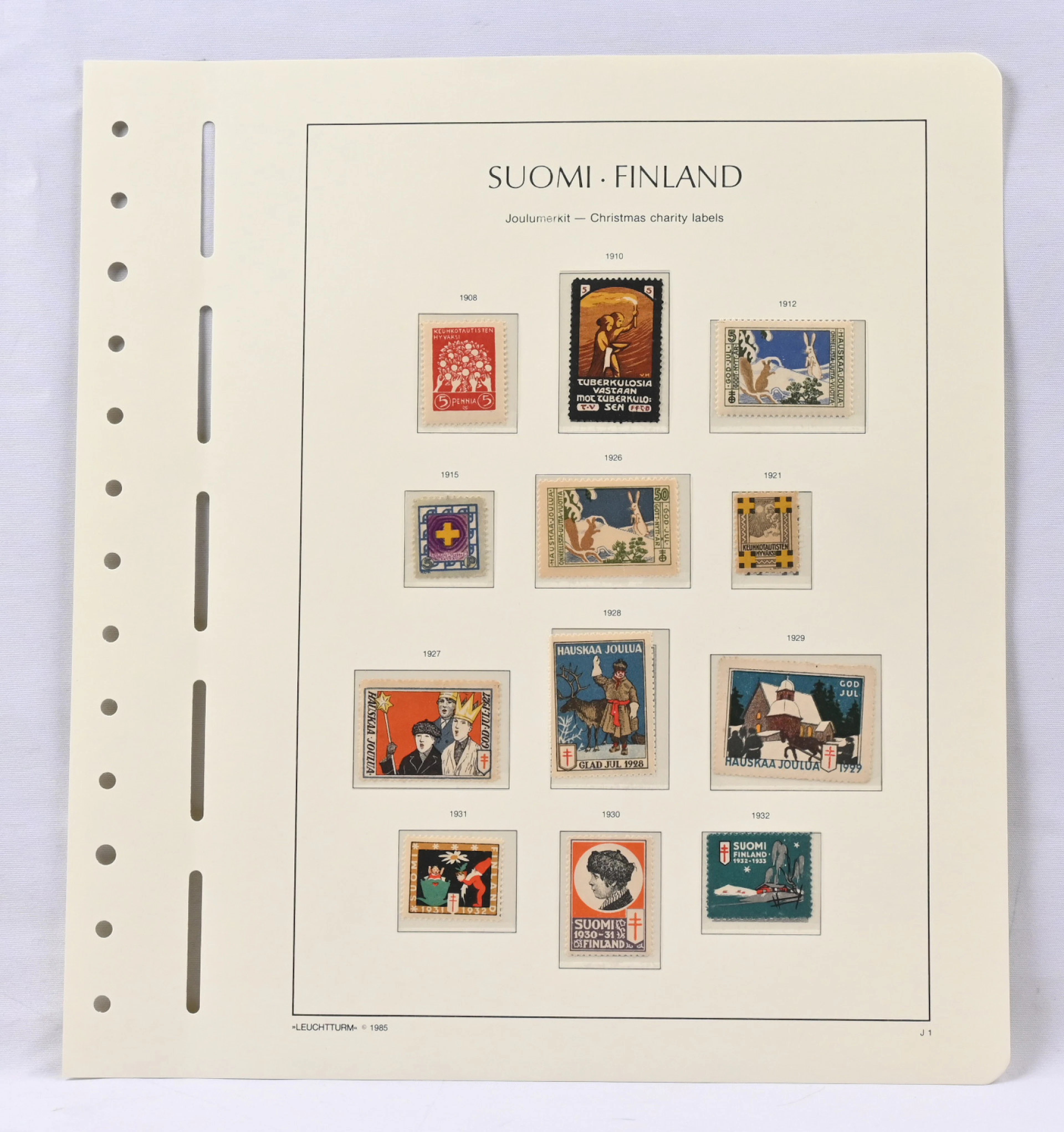 1908 - 2007 fine collection on pages including eg. Yellow Cross, 1955