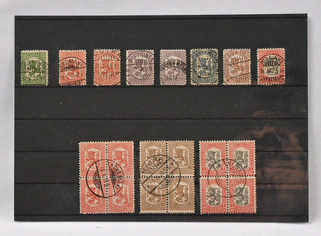Beautiful selection of stamps with superb cancellations and a few
