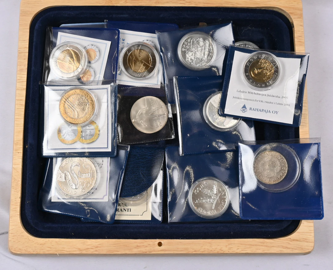 From 1952 onwards a small selection of commemorative coins, 12 pieces.