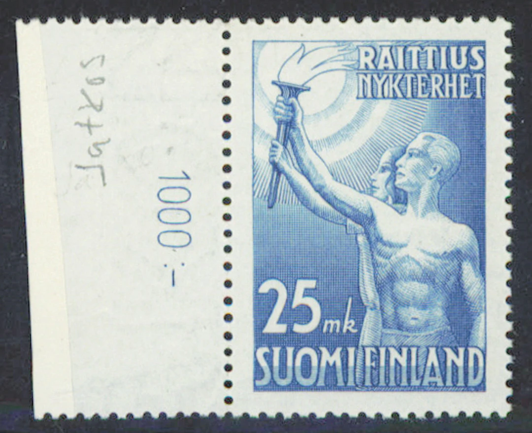 1953 The temperance movement, PAPER JOINT in margin (L. 416)