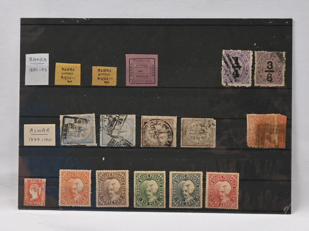 Versatile selection of stamps from different colonies. Mainly old.