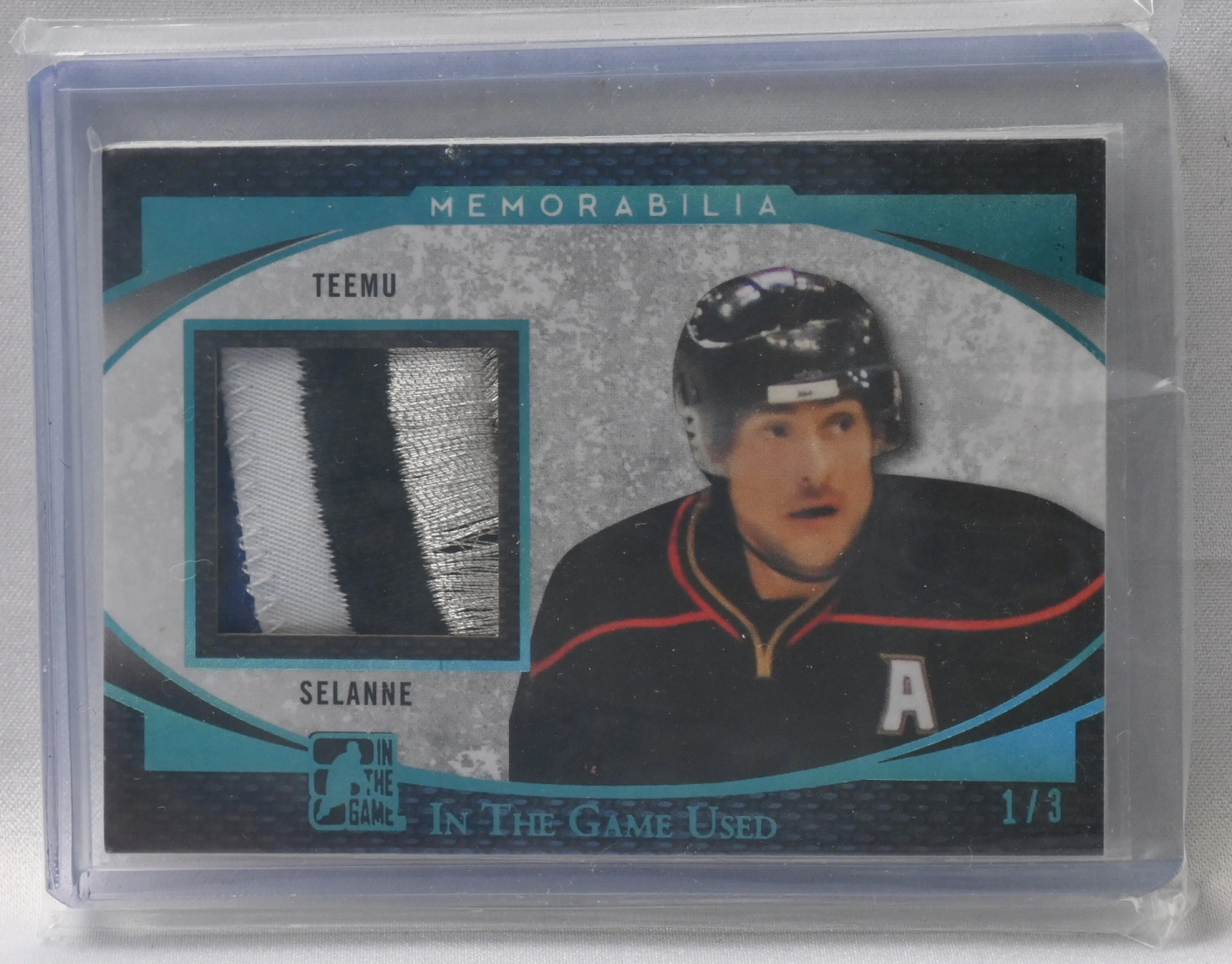 Teemu Selänne ITG Leaf Patch 1/3.