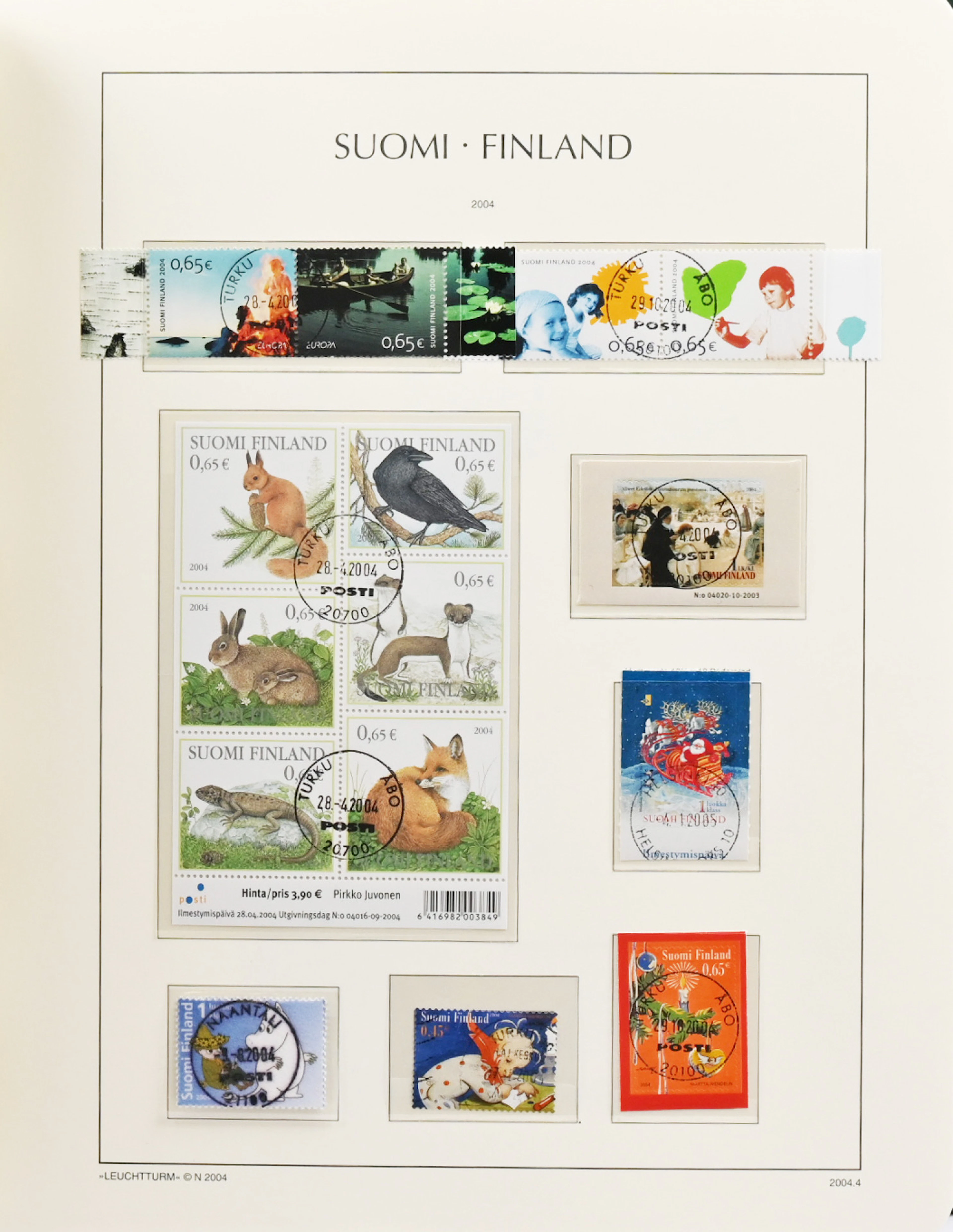 2003 - 2014 fine cancelled, apparently complete collection in an album