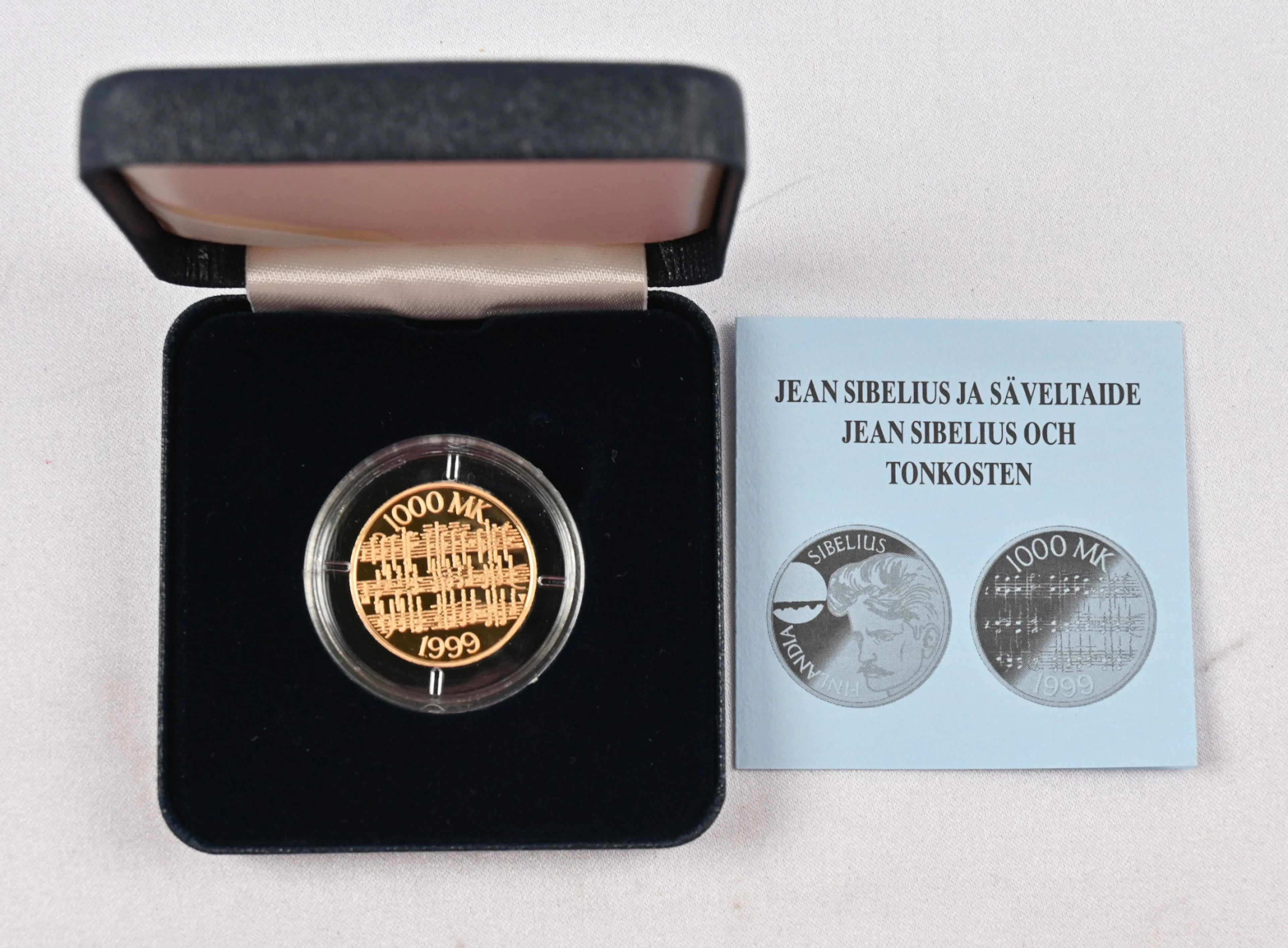 1999 Sibelius 1000 markka, gold