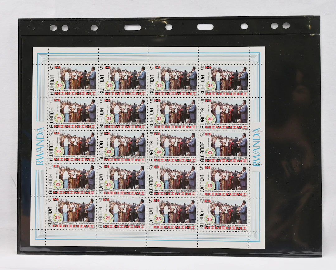 1987 Independence 25 years unissued 5 franc stamp, MNH ** complete