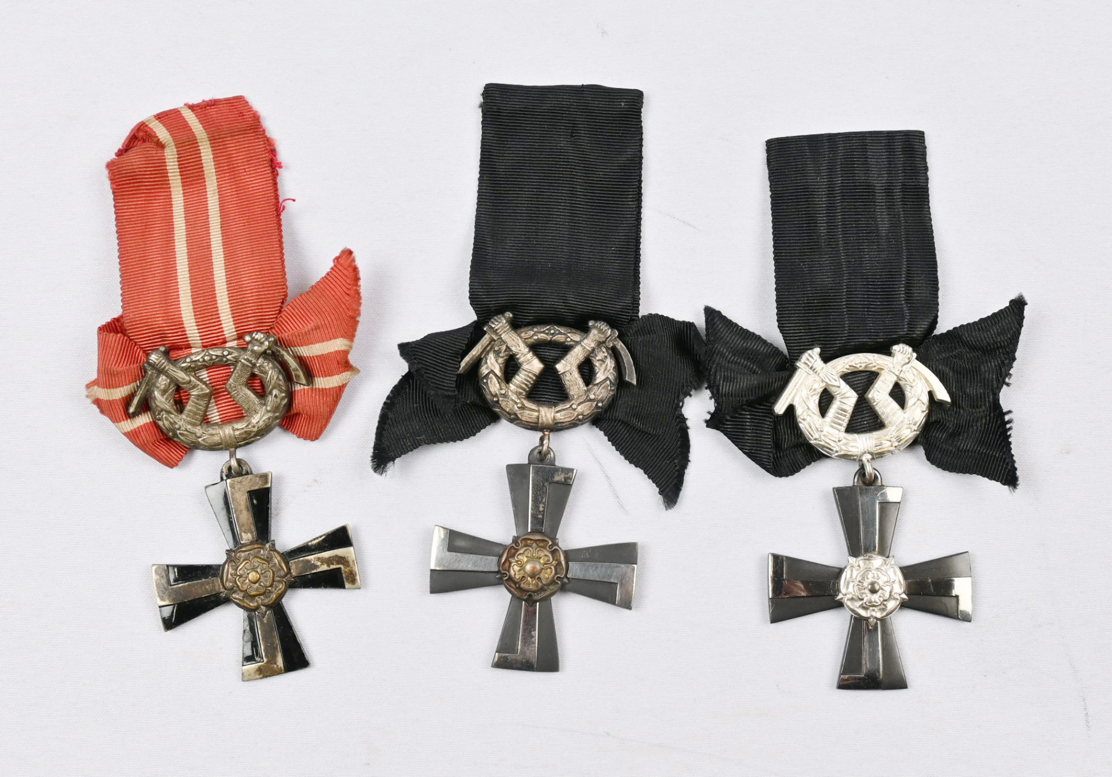 Cross of Liberty 4th class with swords 1939, as well as two Mourning