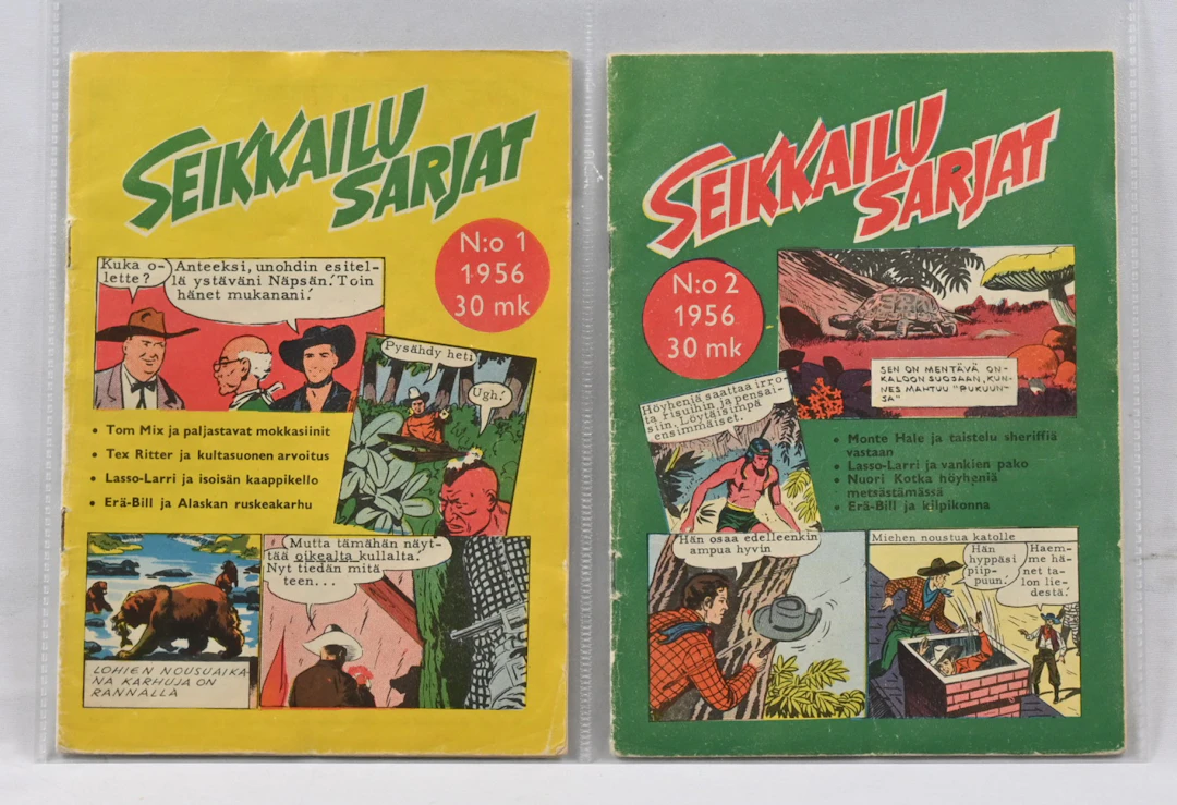 "Seikkailu" series 1956 year volume. Numbers 1 - 24 (in total 24 numbers).
