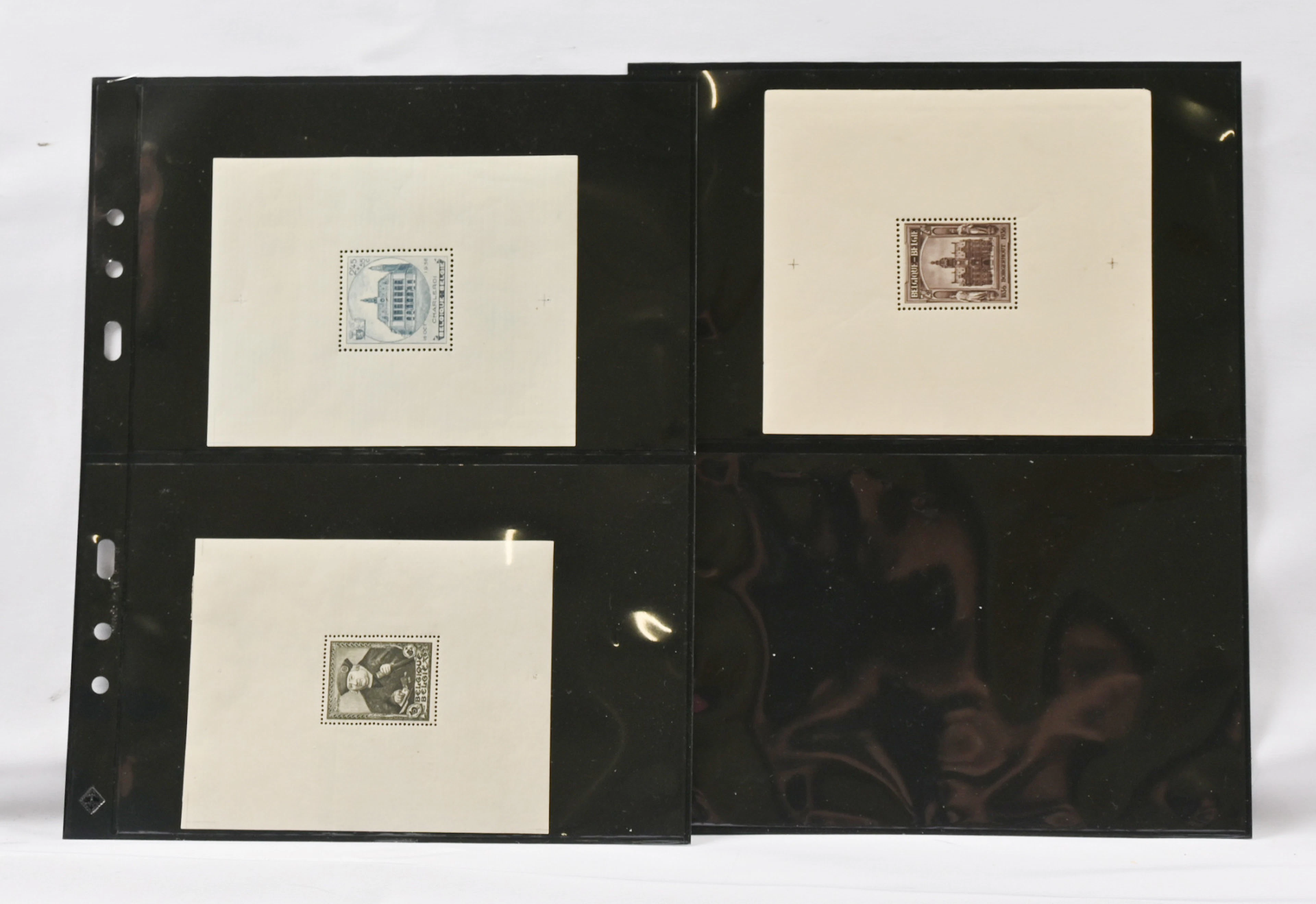 1935 - 1936 three mint * miniature sheets Mi BL3-5.