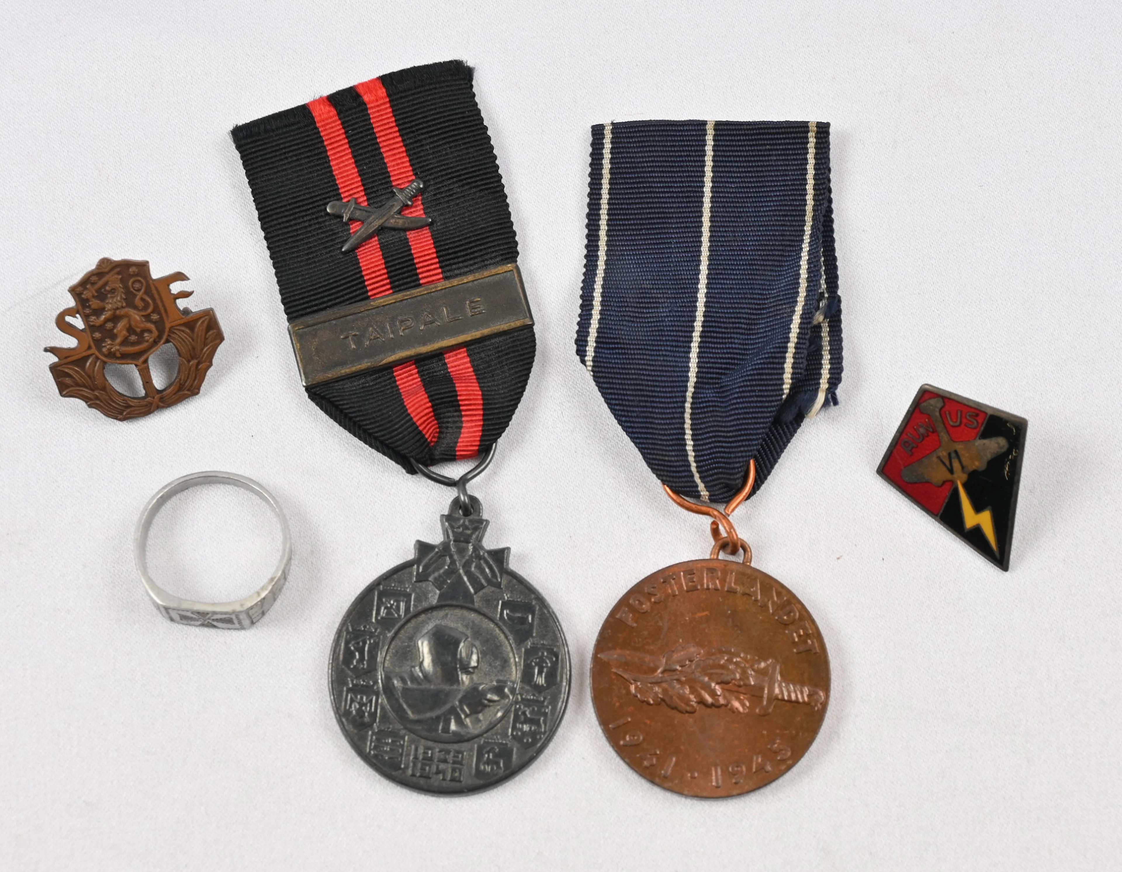 Small selection of badges. including eg. brothers in arms badge of