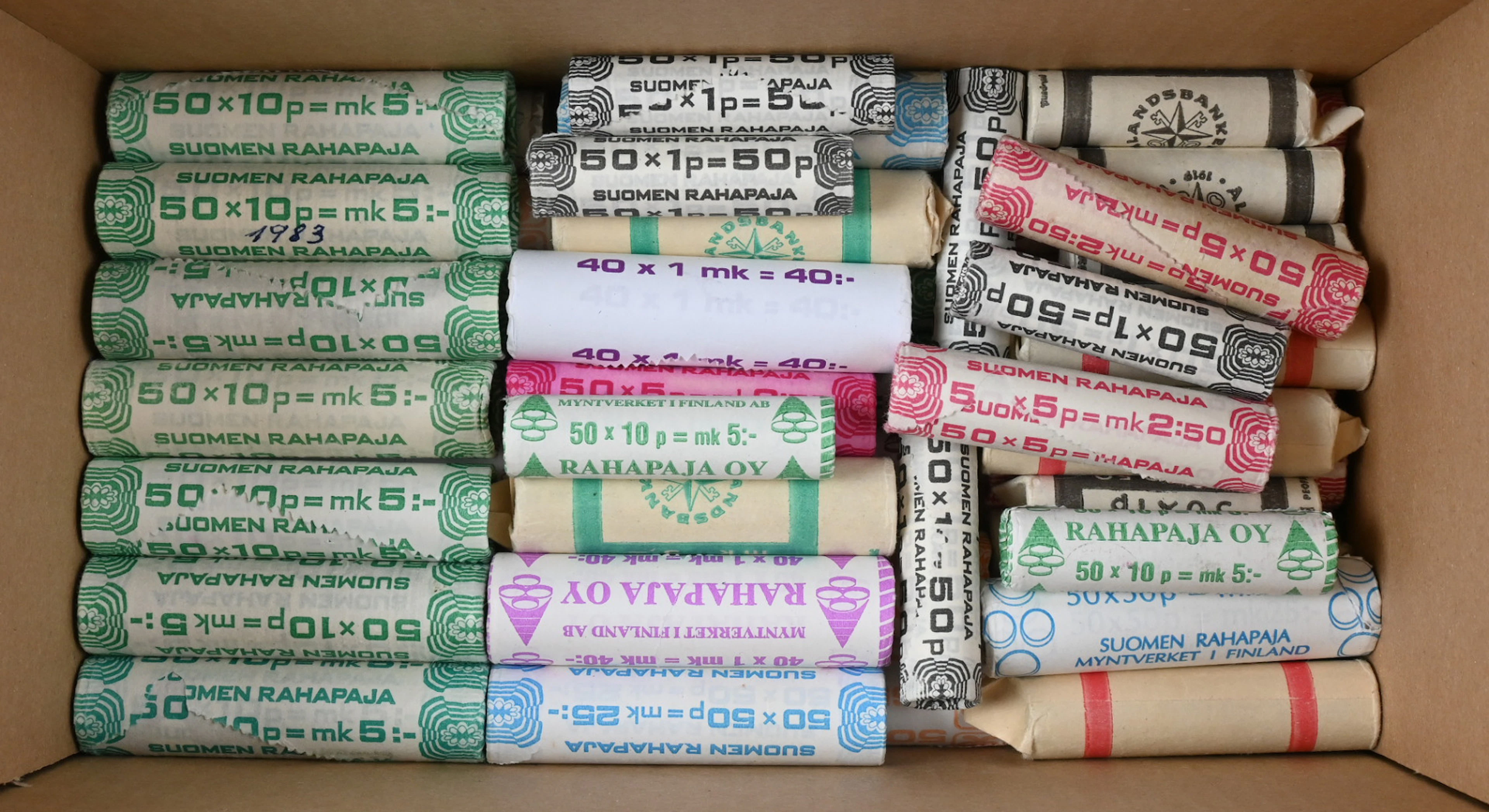 Coin rolls over 6 KG