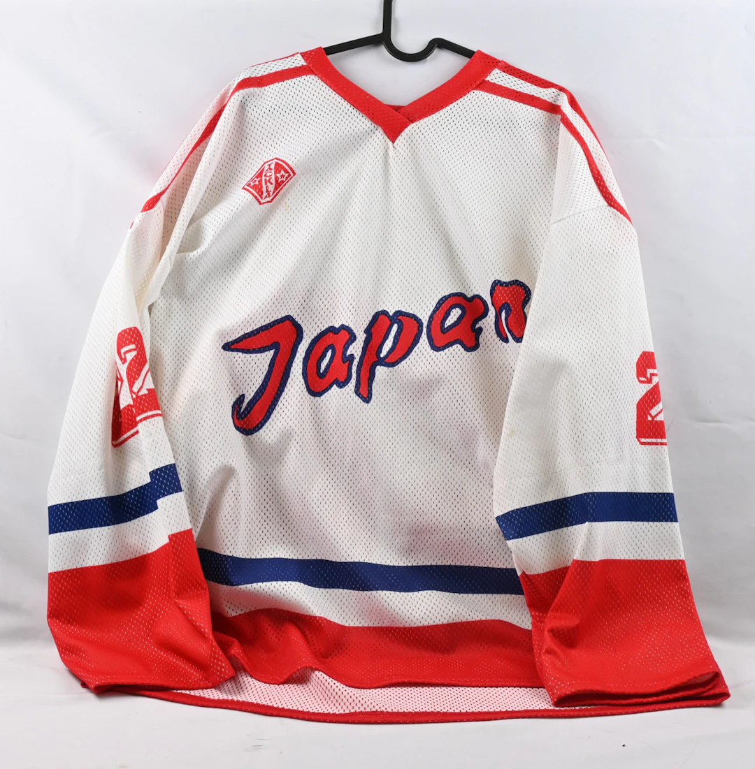 Three different jerseys: Viking Line Jatkoaika, Torspo hockey new and Japan 22.