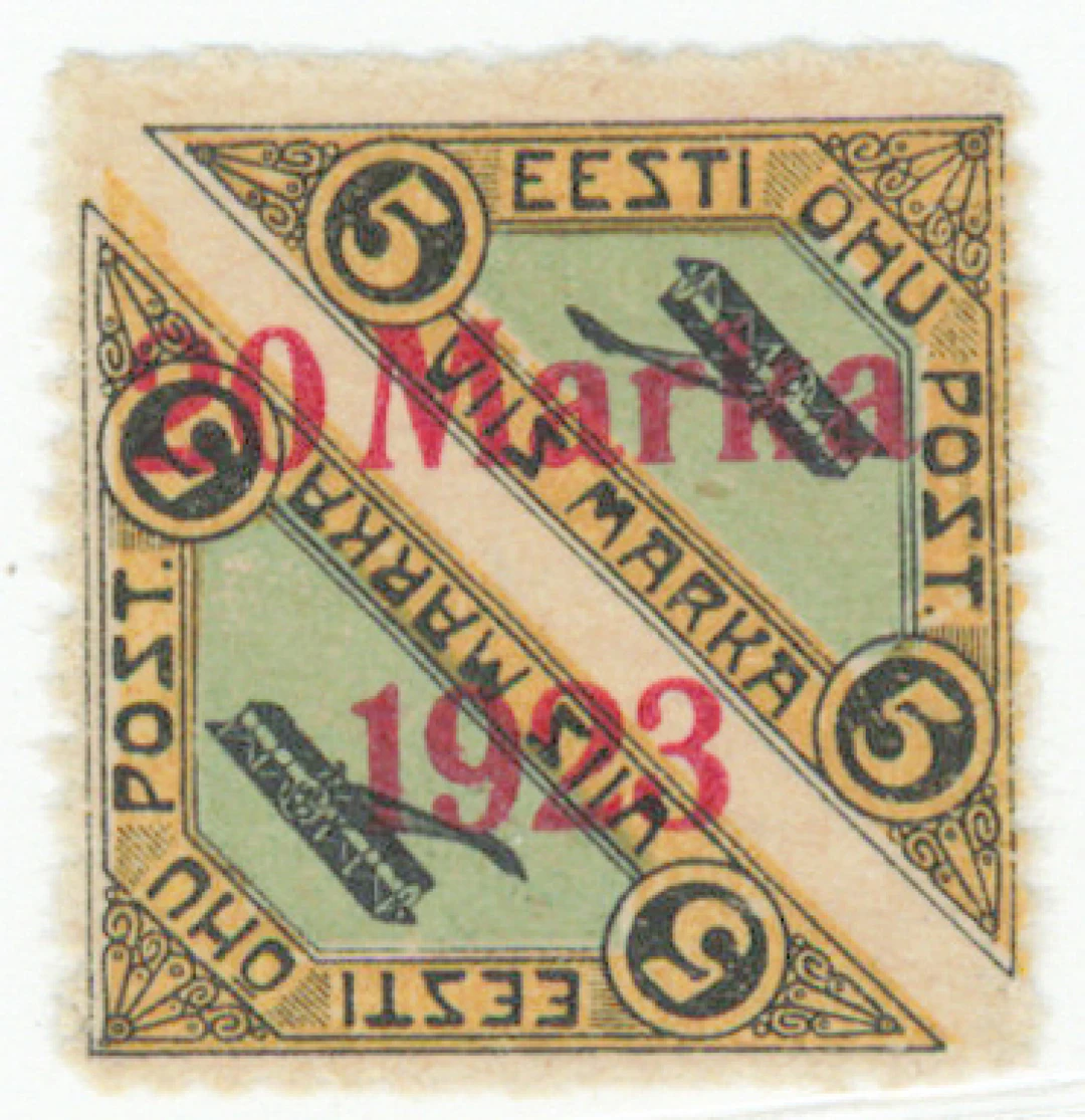 1923 Airmail 20 markka Mi 44Aa, rare very fine mint ** stamp with