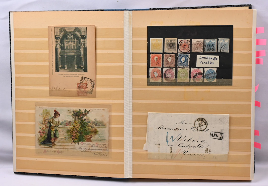 From 1863 onwards slightly mixed selection in a stockbook. Old and