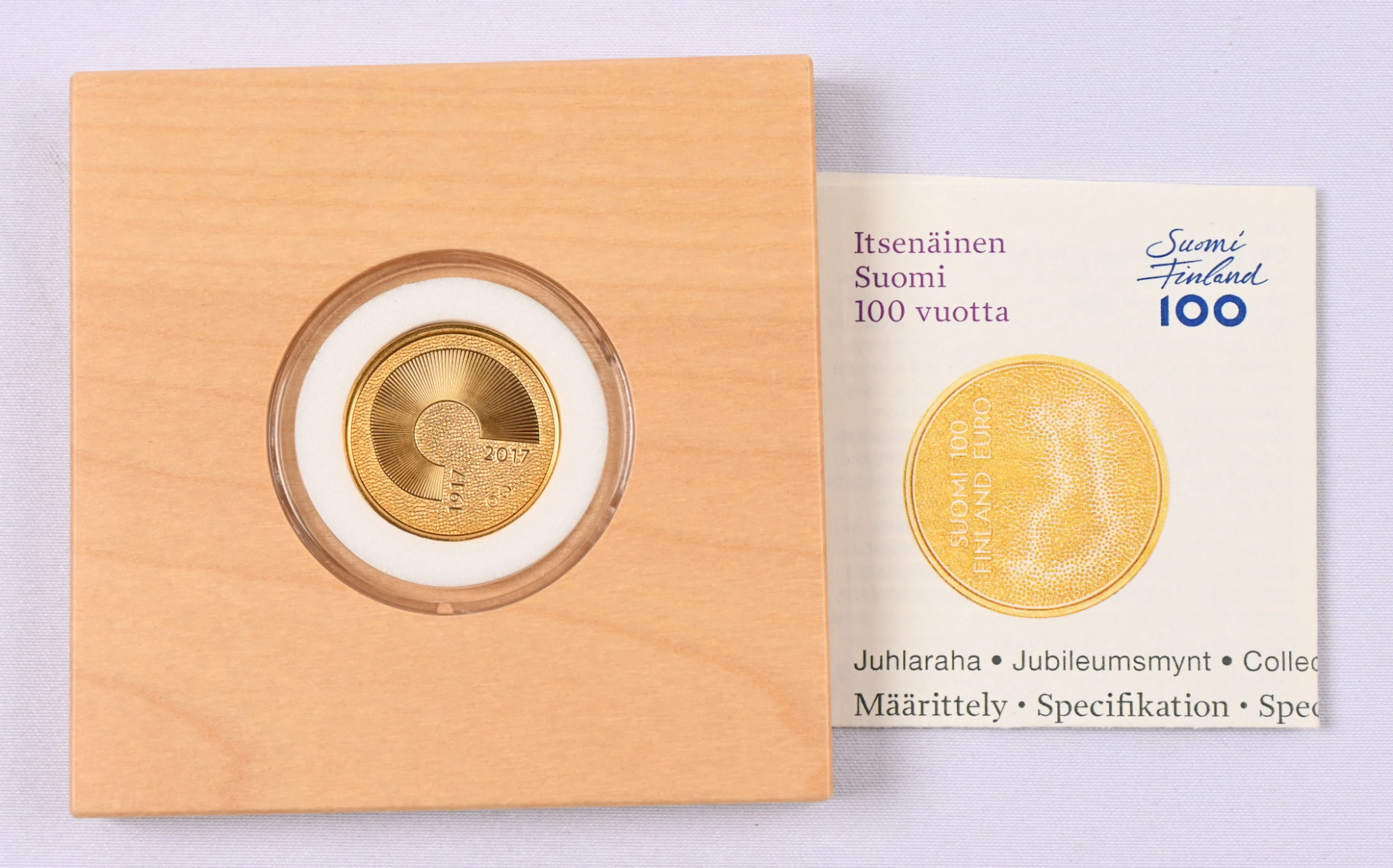 2017 100€ 100 years of Independence, gold