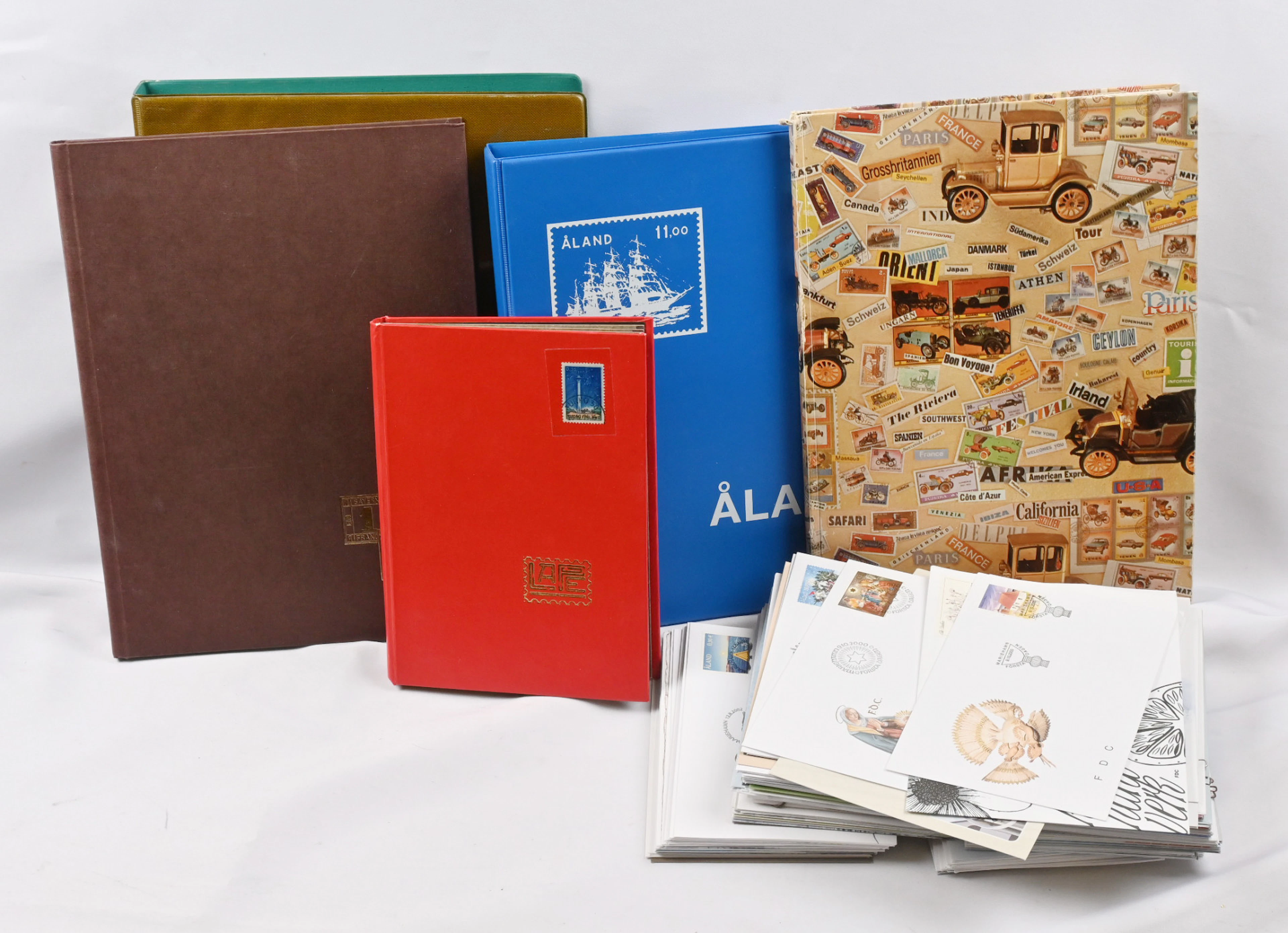 1984 - 2013 selection of **/o stamps and FDCs. Plenty of MNH ** euro