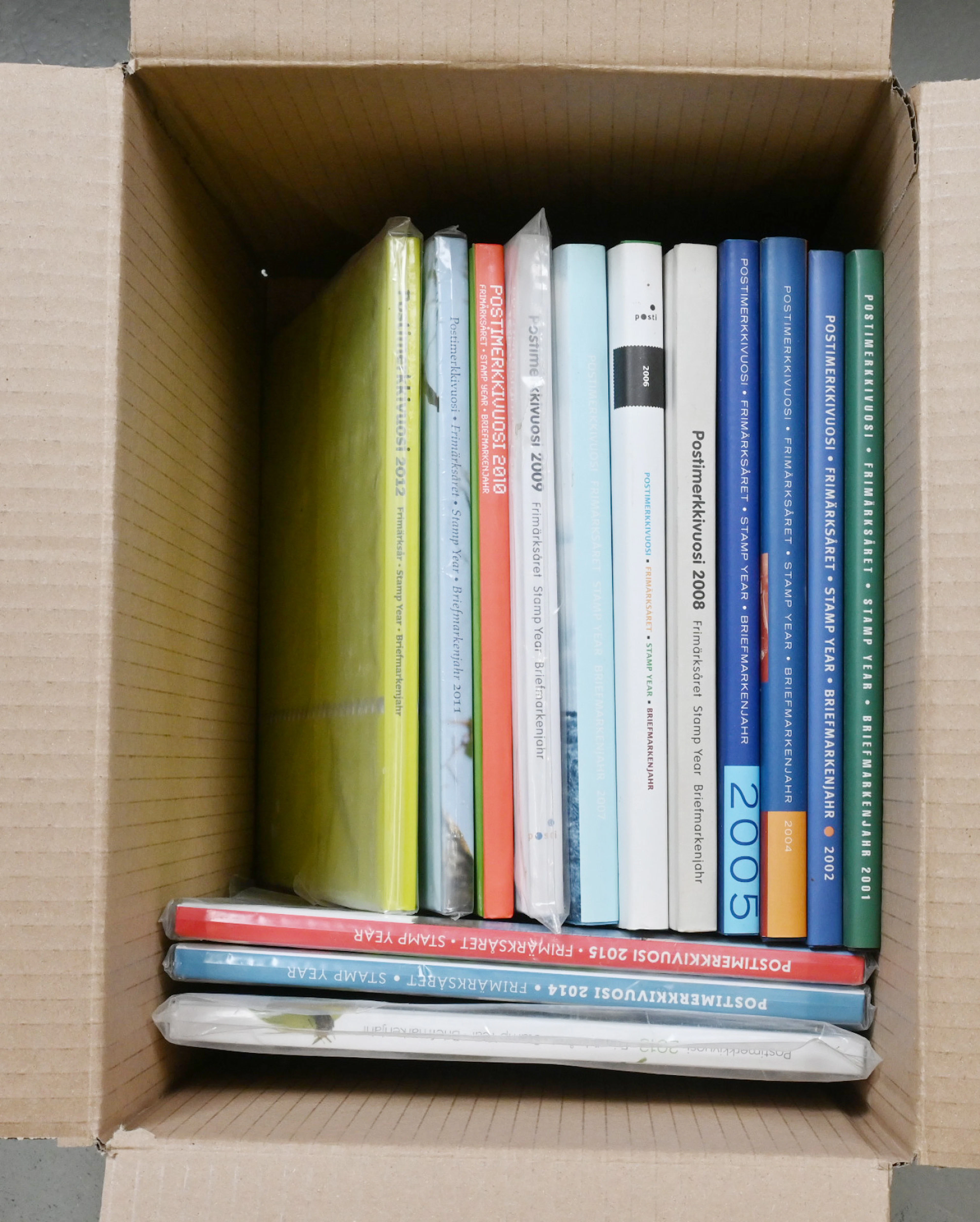 Yearbooks selection 2001 - 2002 and 2004 - 2015 in total 14 books.