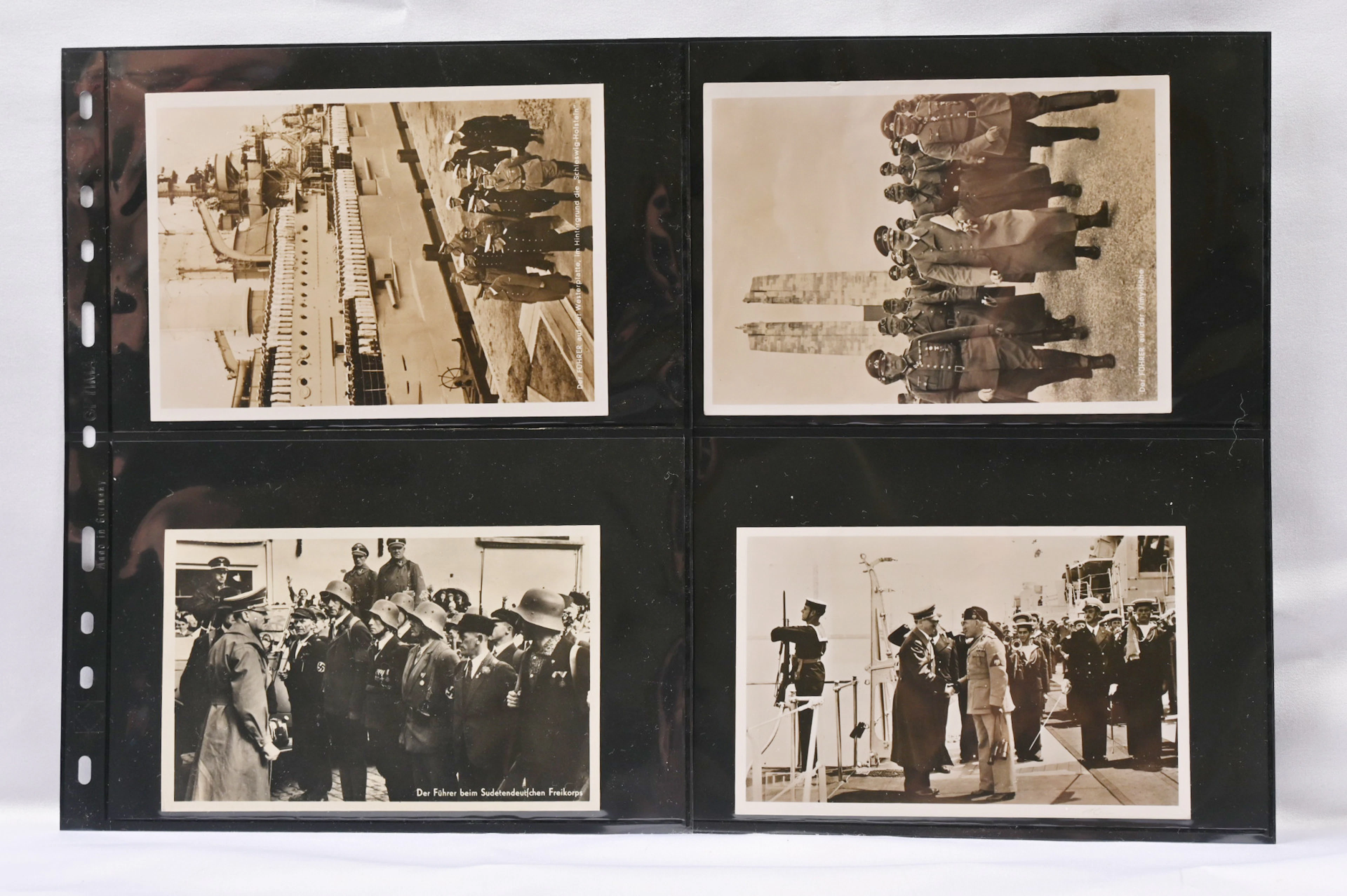 Germany - Hitler, fine selection of 13 pieces of rare propaganda cards