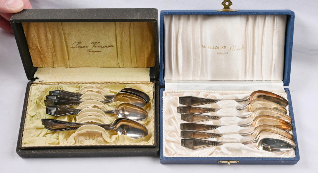 Suomi series small spoon, silver (813), selection of 10 pieces.