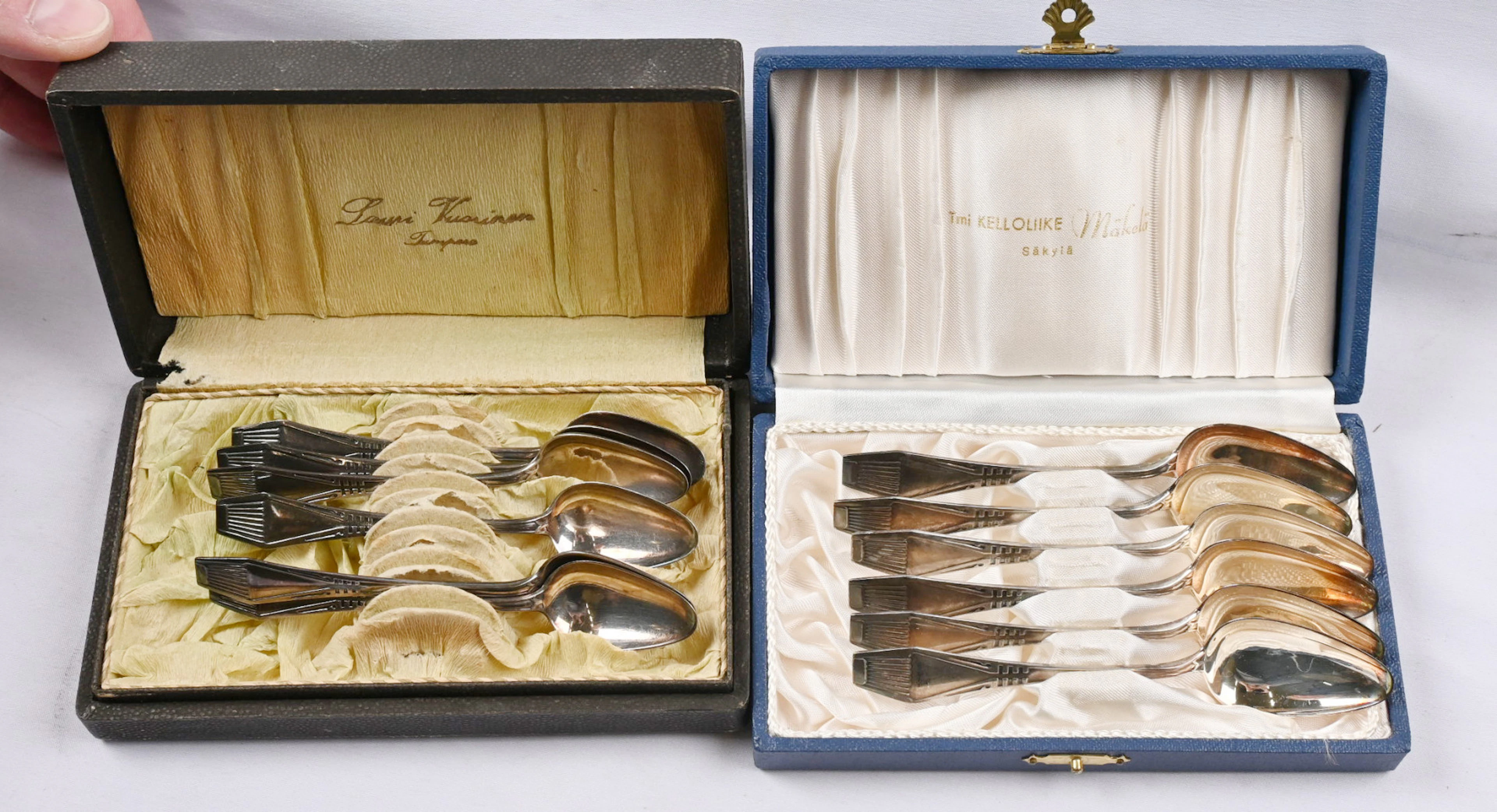 Suomi series small spoon, silver (813), selection of 10 pieces.