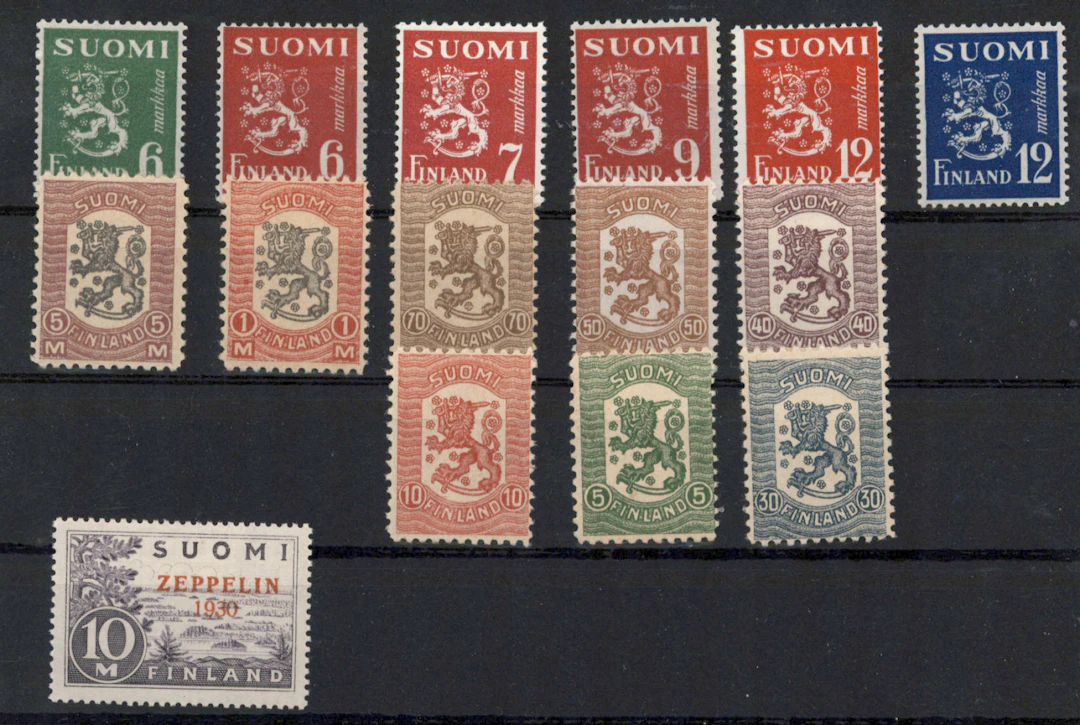 Small selection of mint * material on stockcard, eg. Zeppelin and