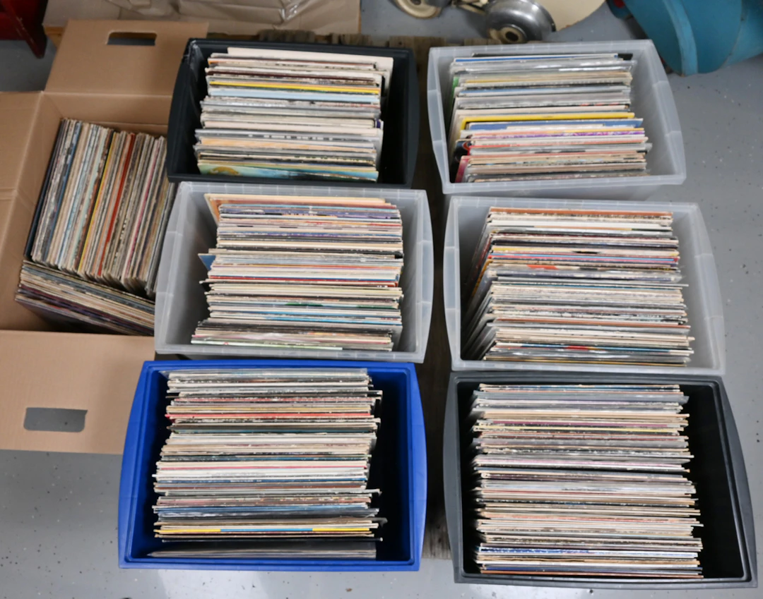 Collection of LP records, Progressive rock/pop, Psychedelic rock/pop